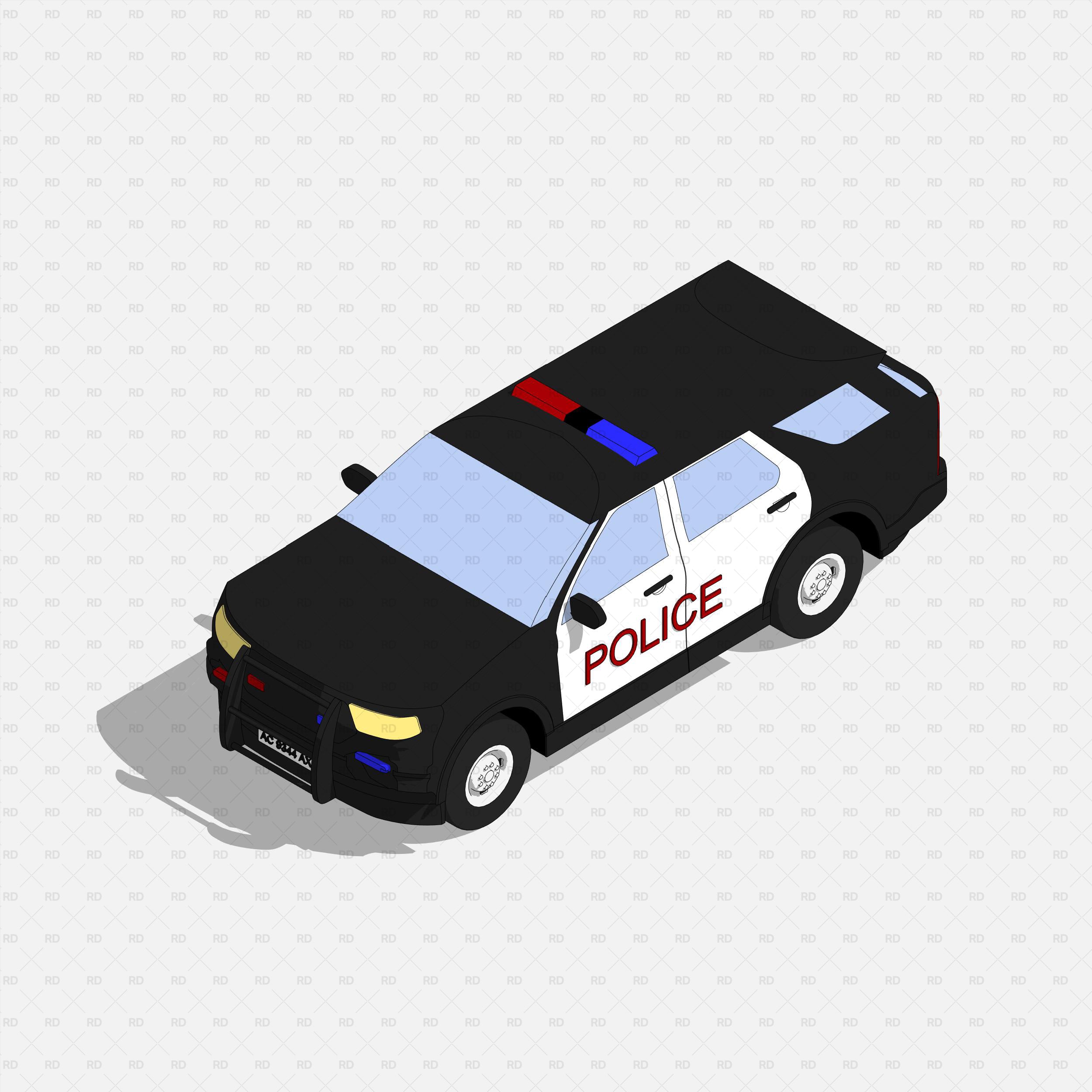 Revit Police Car Family