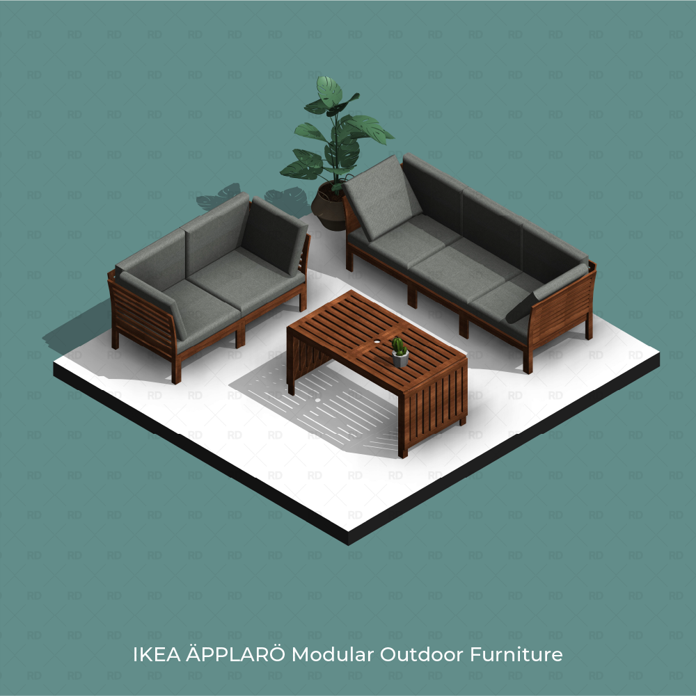 revit garden furniture