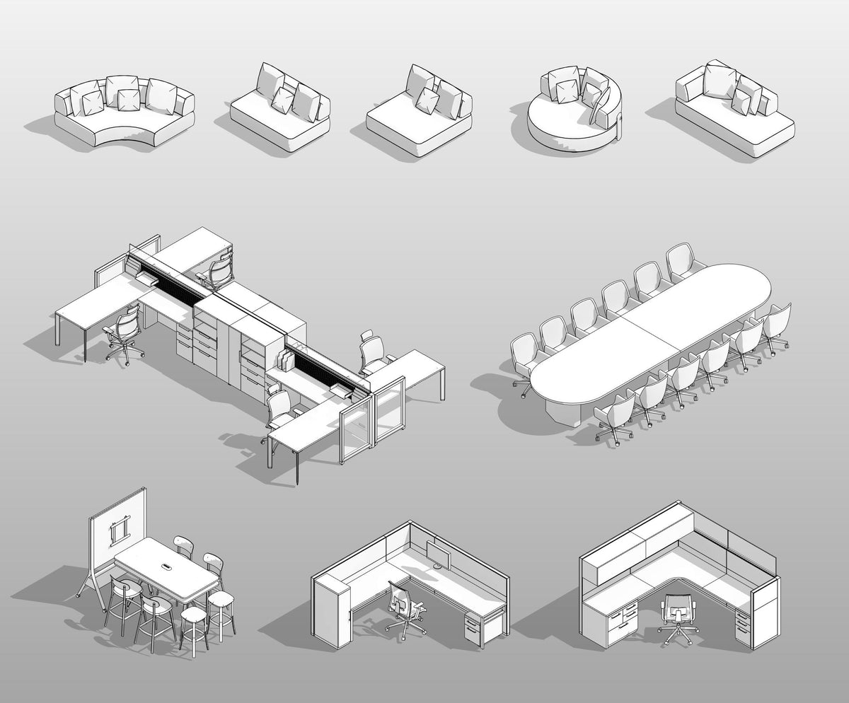 Raven5605 Files 21 Furniture Companies that Offer Free Revit Files | Revit Dynamo