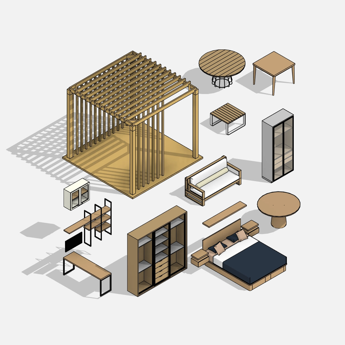 revit furniture families