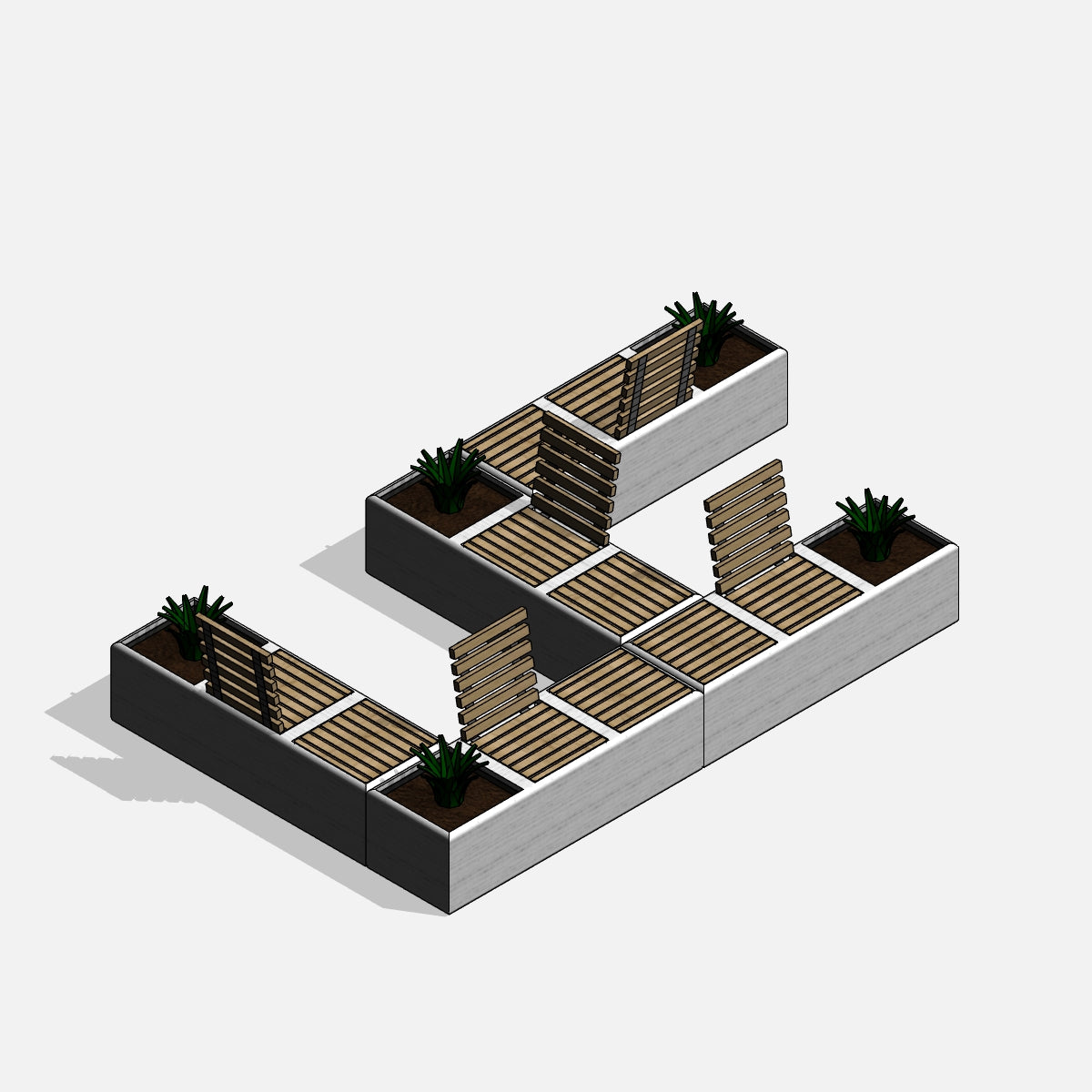 revit street furniture