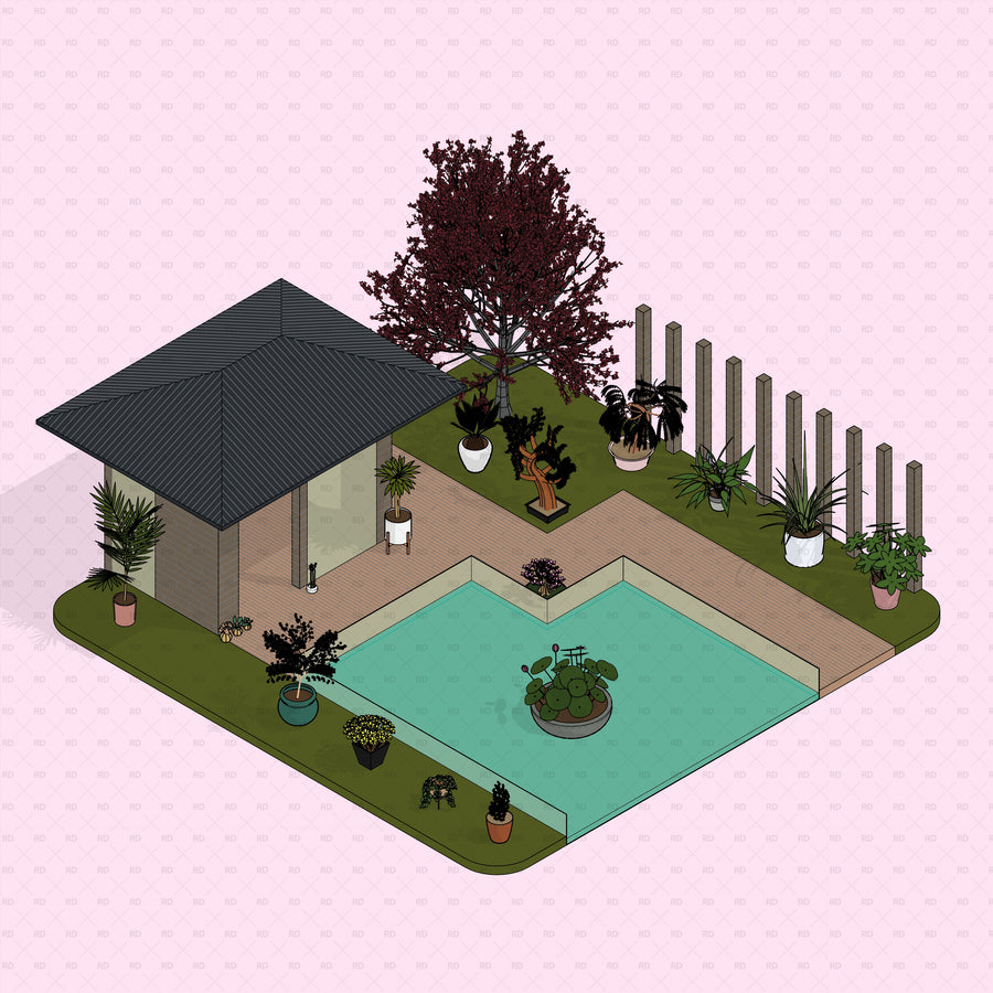 Download Japanese Plants for Revit | 16 Planting Families | RD Studio
