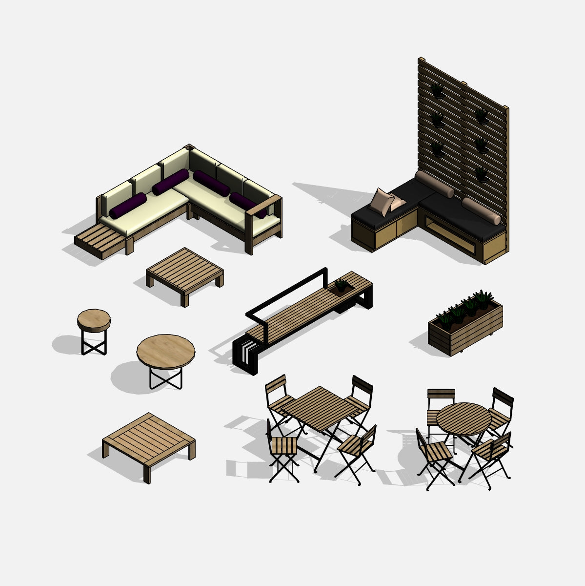 revit outdoor furniture