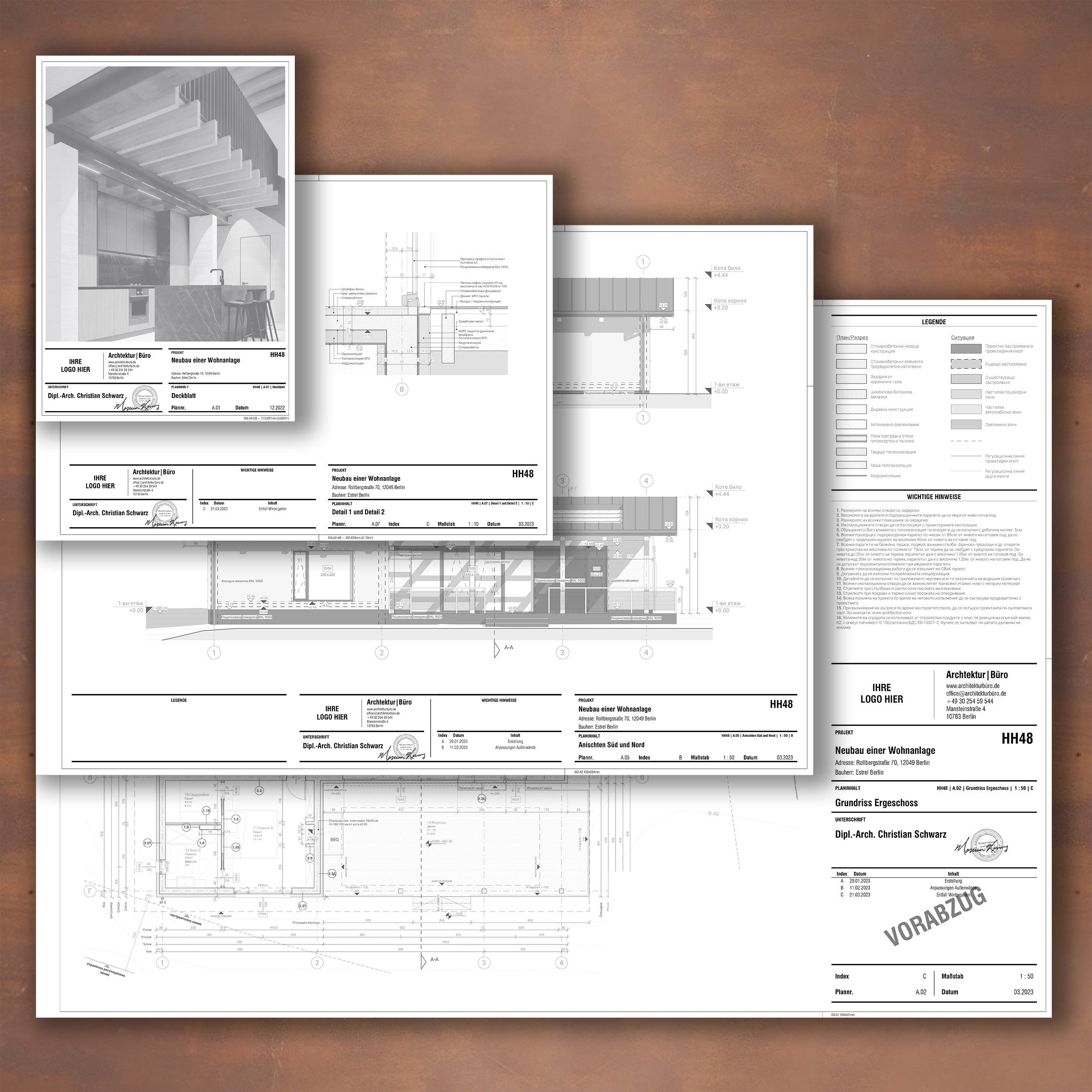 revit title blocks german download