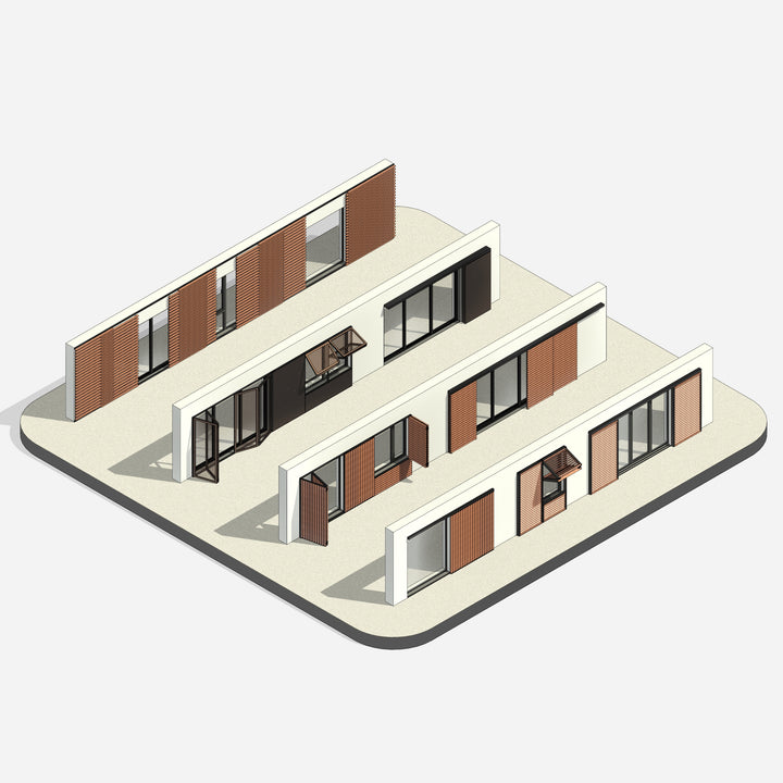 Revit Window Shutter System Families | RD Studio