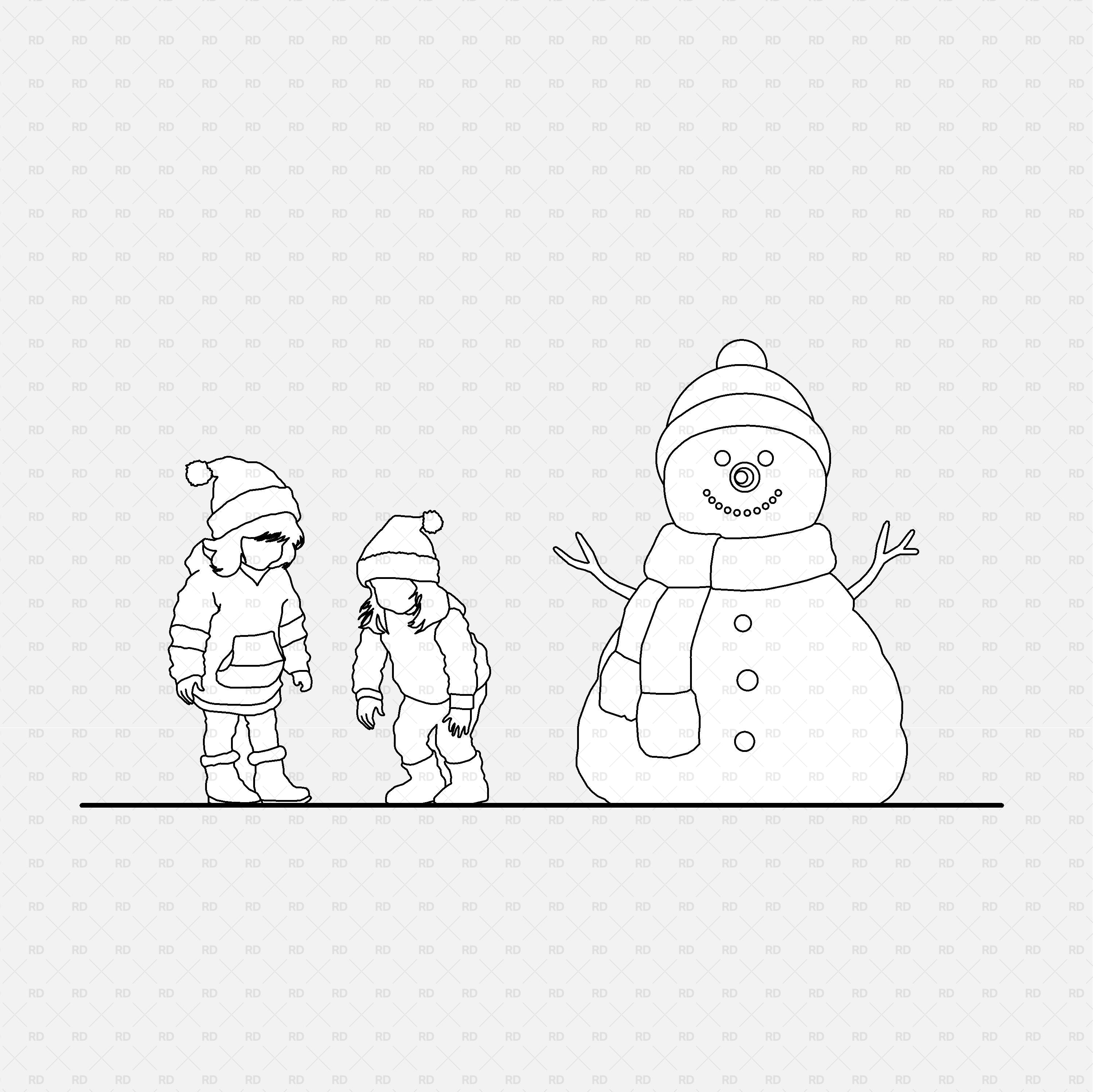 revit snowman