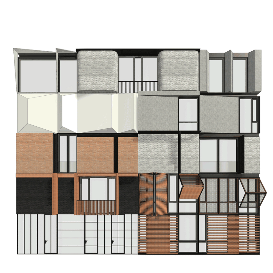 SKIN - Custom Revit Curtain Wall Facade System | RD Studio