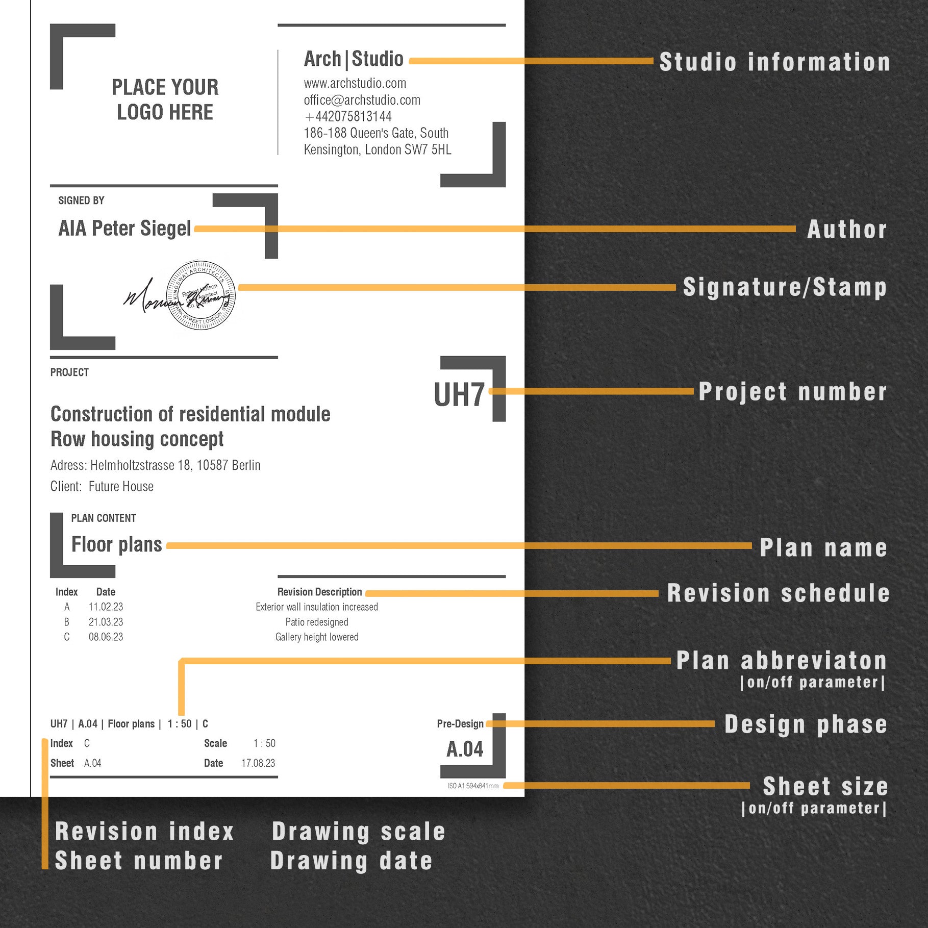 download revit title block