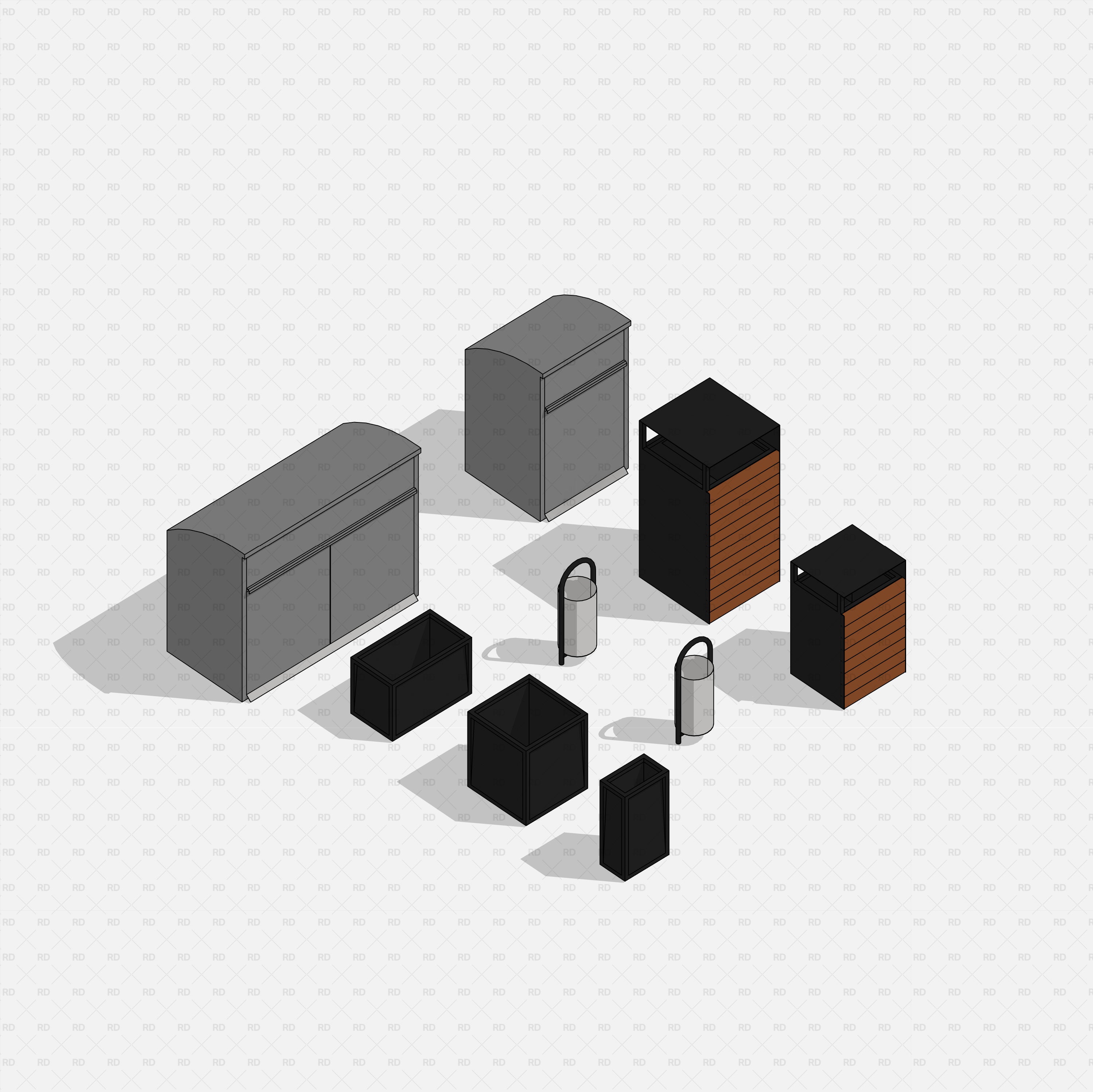 revit outdoor bins