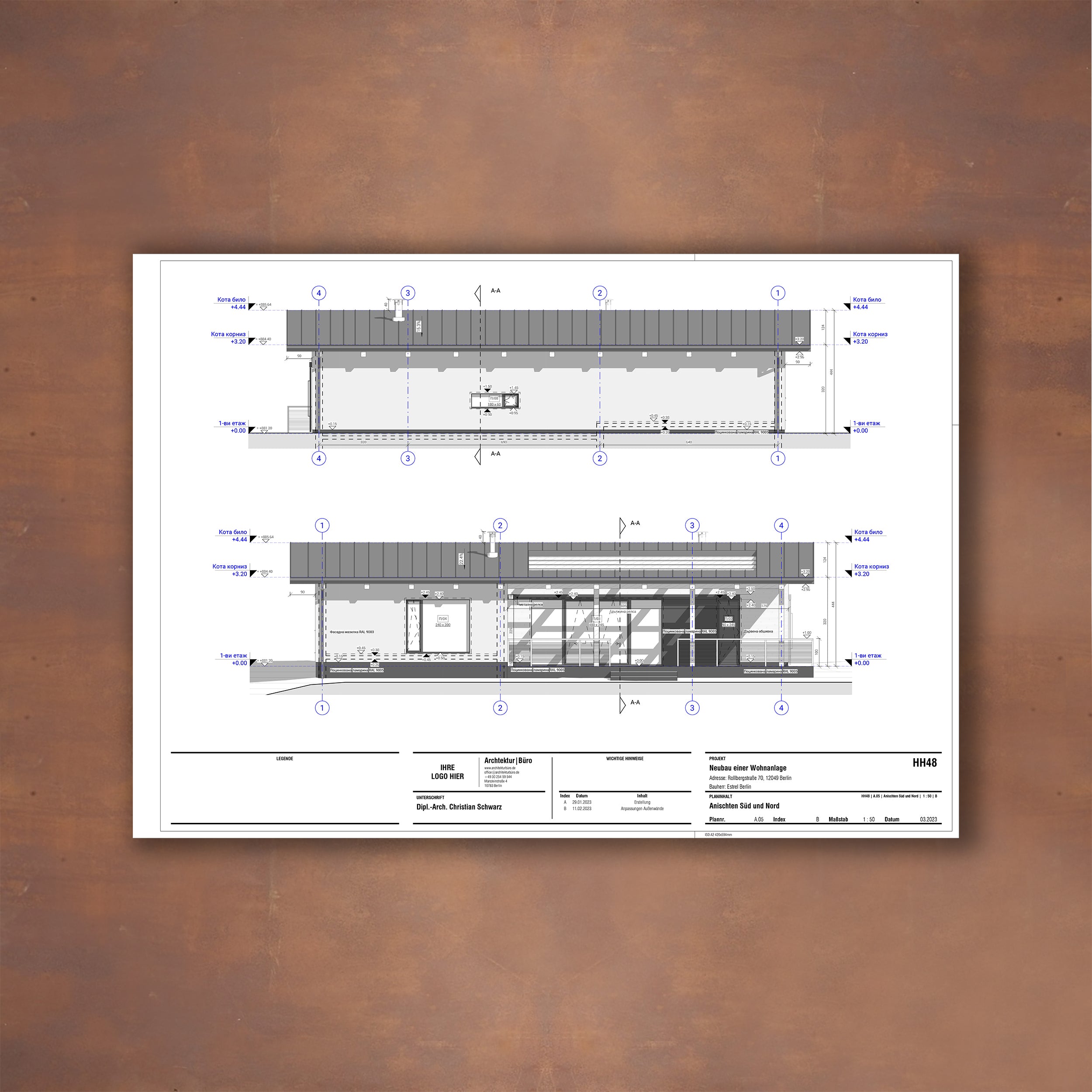 Revit Title Blocks german 