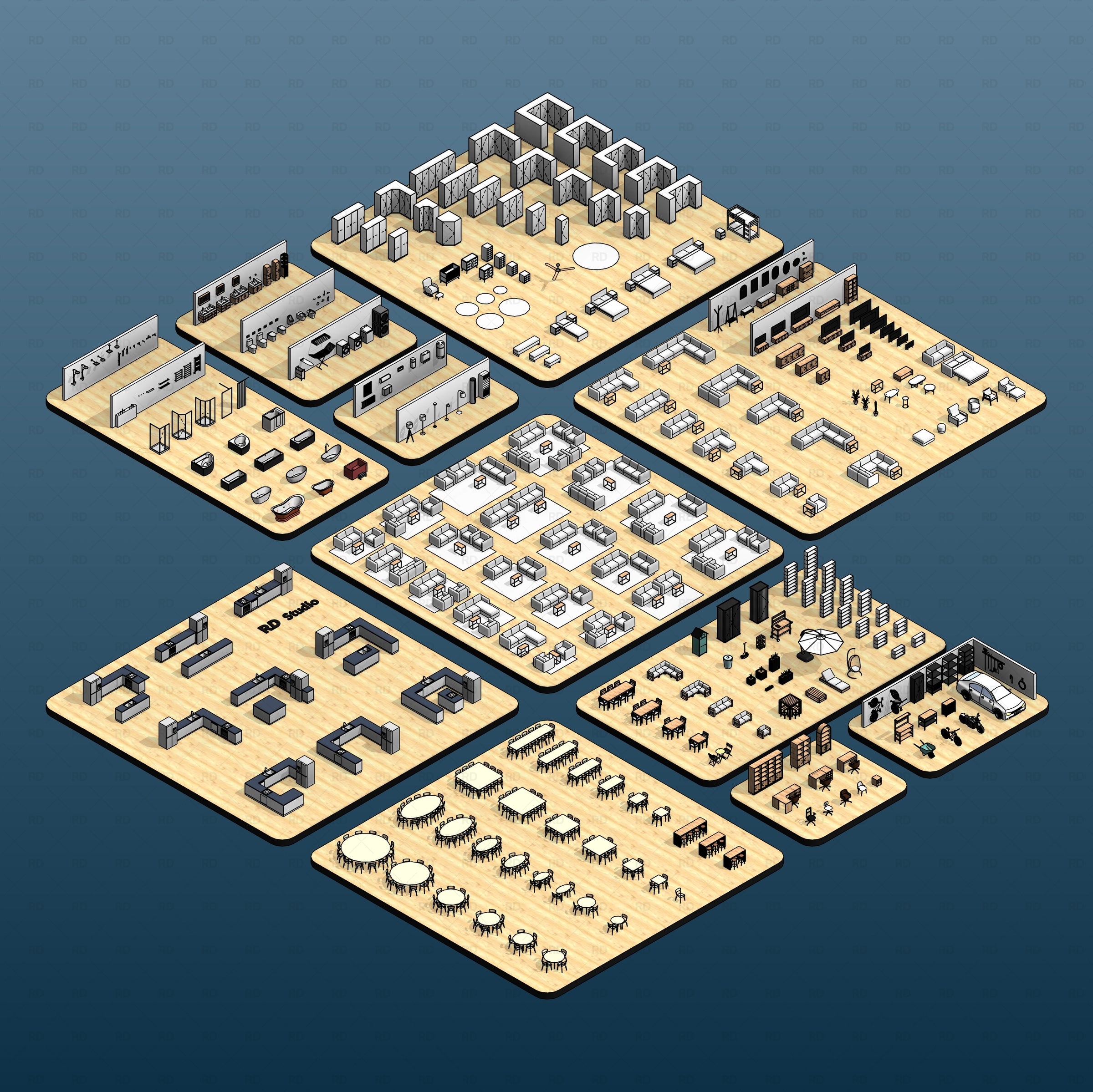 download revit template - ultimate Revit families library for residential projects 