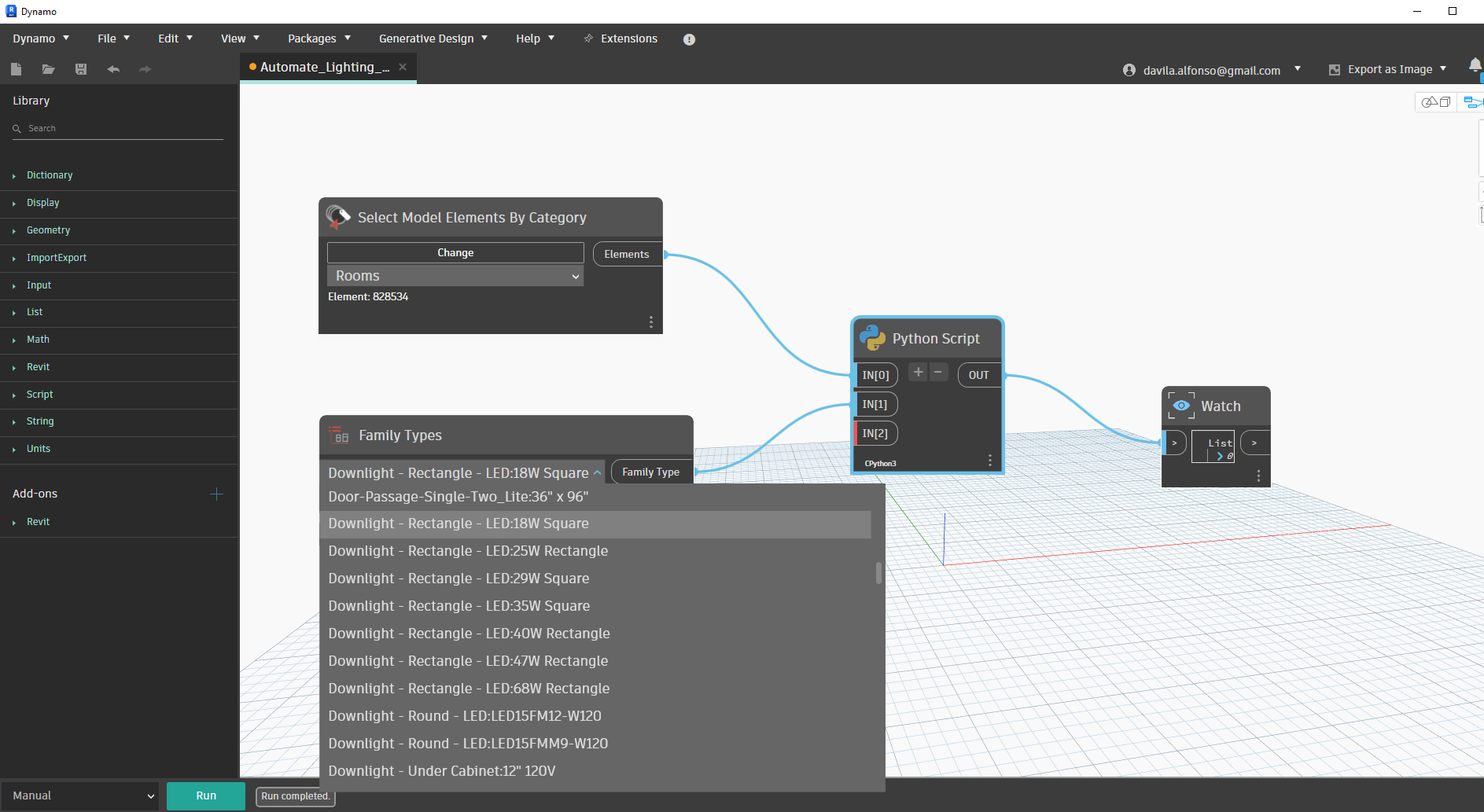 Revit MEP Dynamo Script: Automate Lighting Fixture Placement | RD Studio