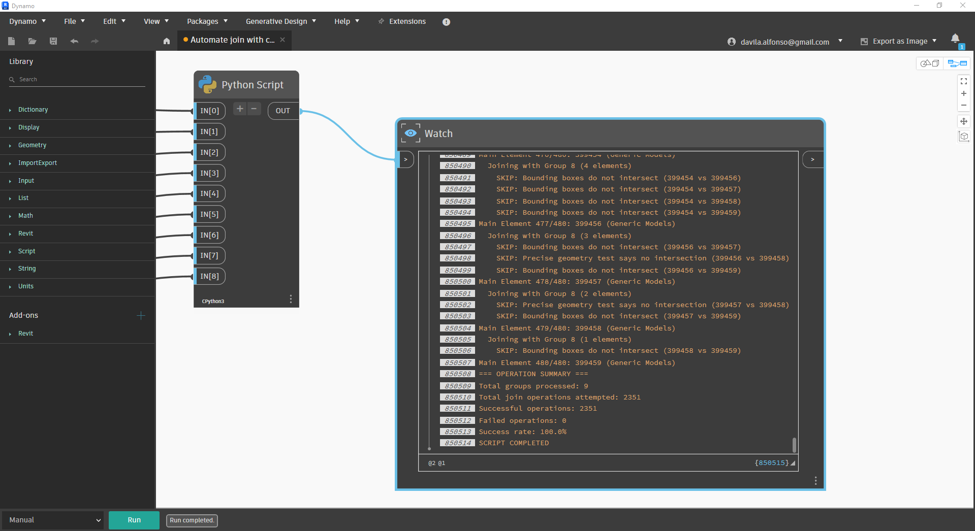 download Dynamo Script - Join and Unjoin Elements with Order for Revit