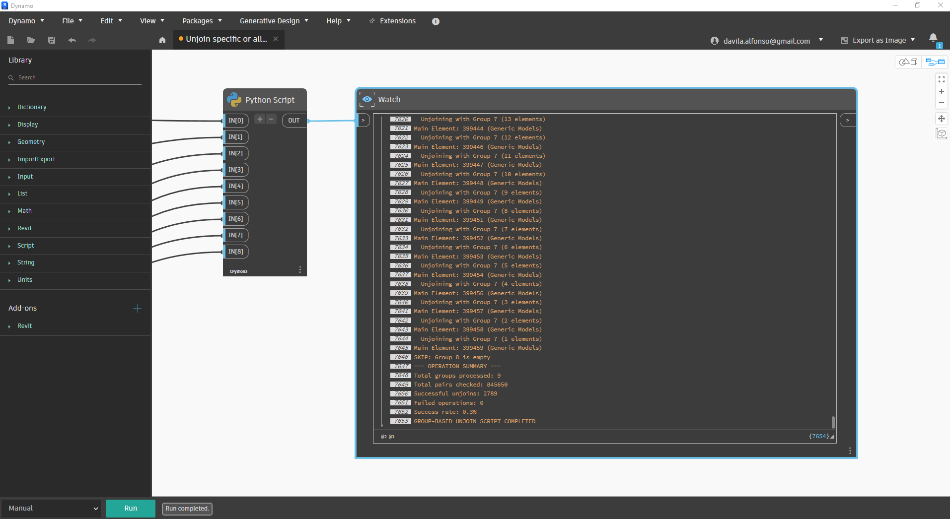 download Dynamo Script - Join and Unjoin Elements with Order for Revit