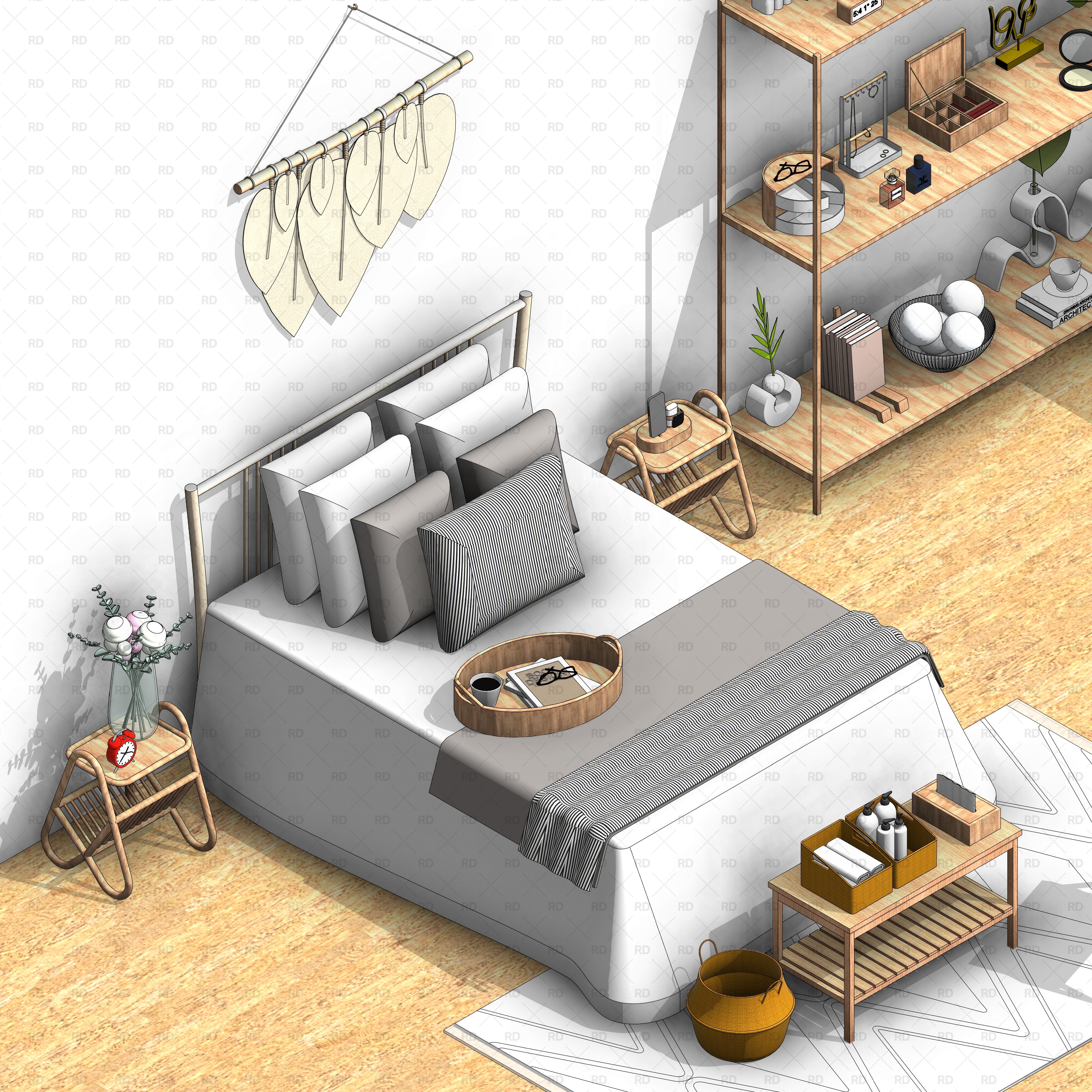 revit bedroom download 