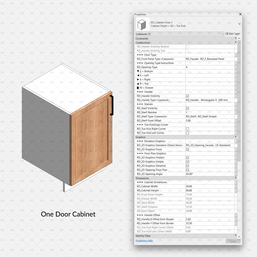 Kitchen Revit Families - Professional | Download Now | RD Studio