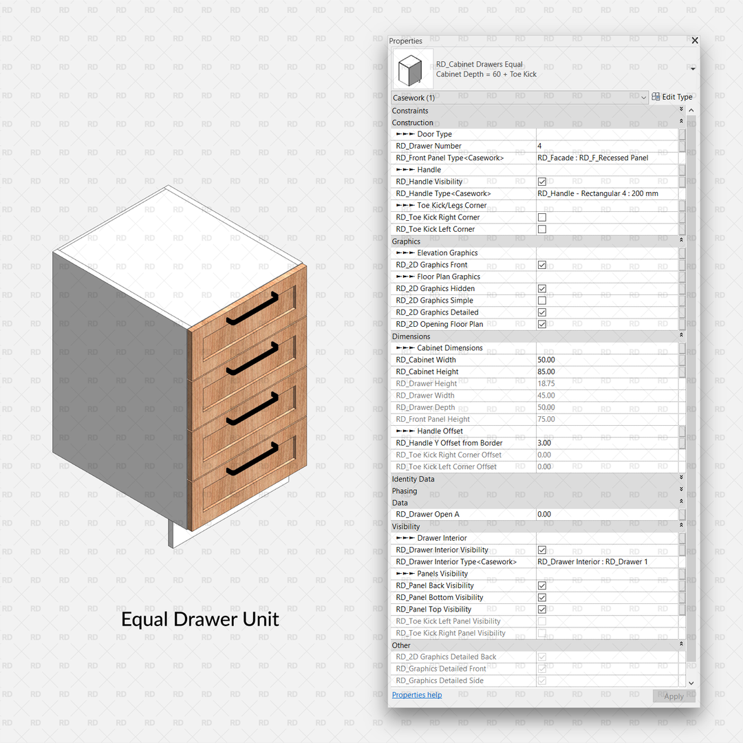 Kitchen Revit Families - Professional | Download Now | RD Studio