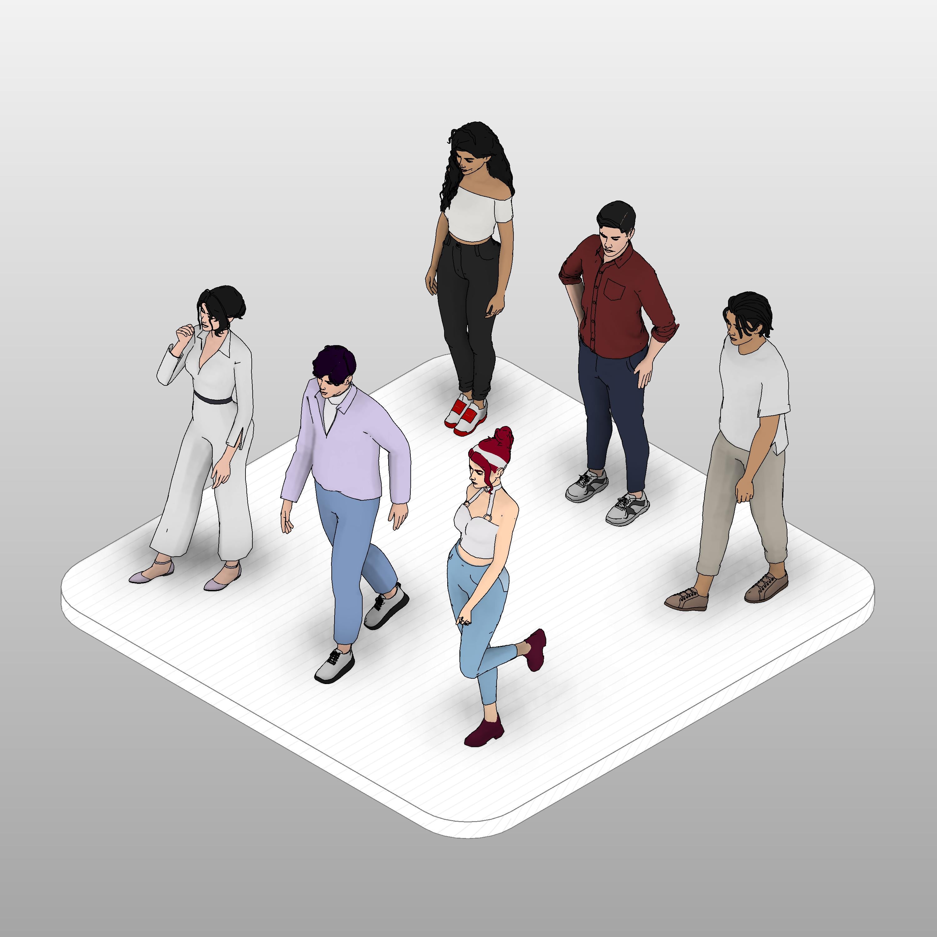 3d people revit