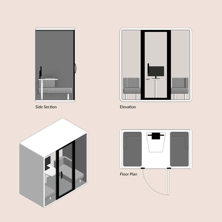 Revit Office Families & Commercial Workspace BIM Models | RD Studio