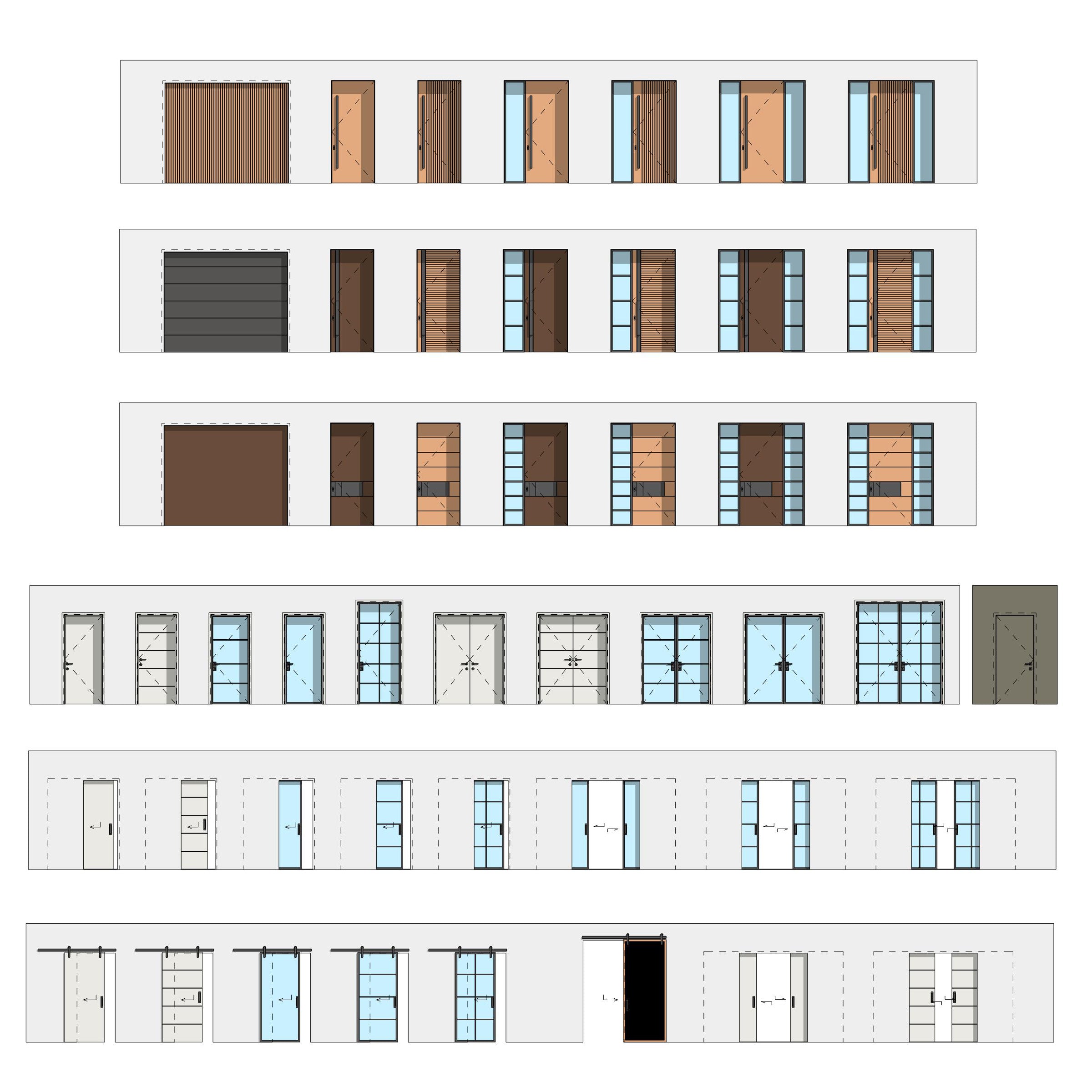 revit parametric doors 