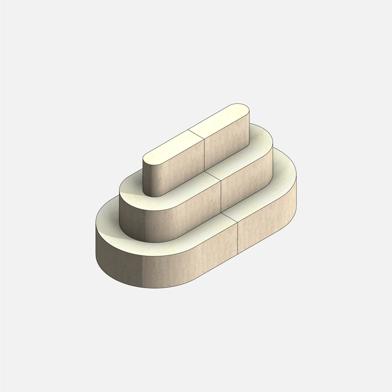 Revit Retail Furniture 01 RD Studio BIM blocks rfa realistic display stand