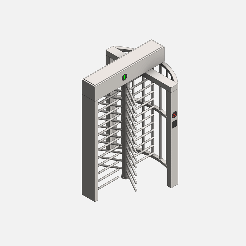 Revit Turnstile full height Gates RD Studio BIM blocks rfa fully parametric turnstile gate