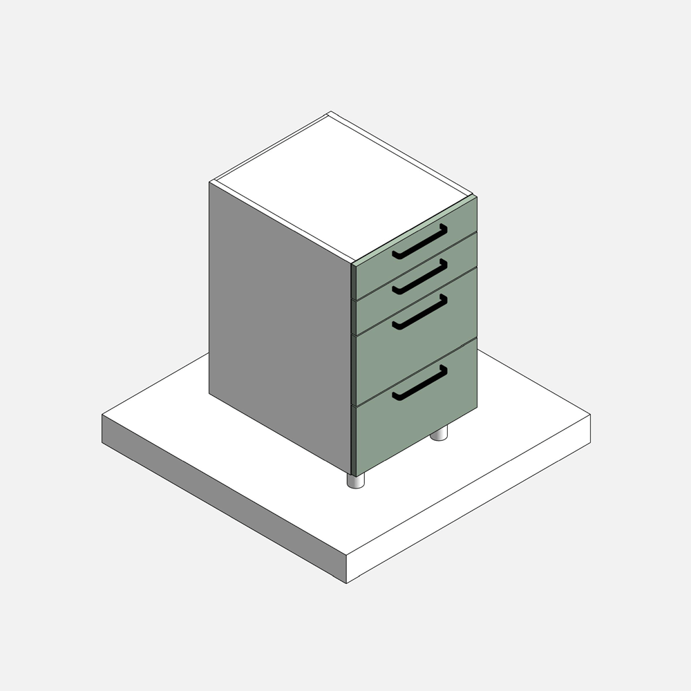 revit kitchen base cabinet