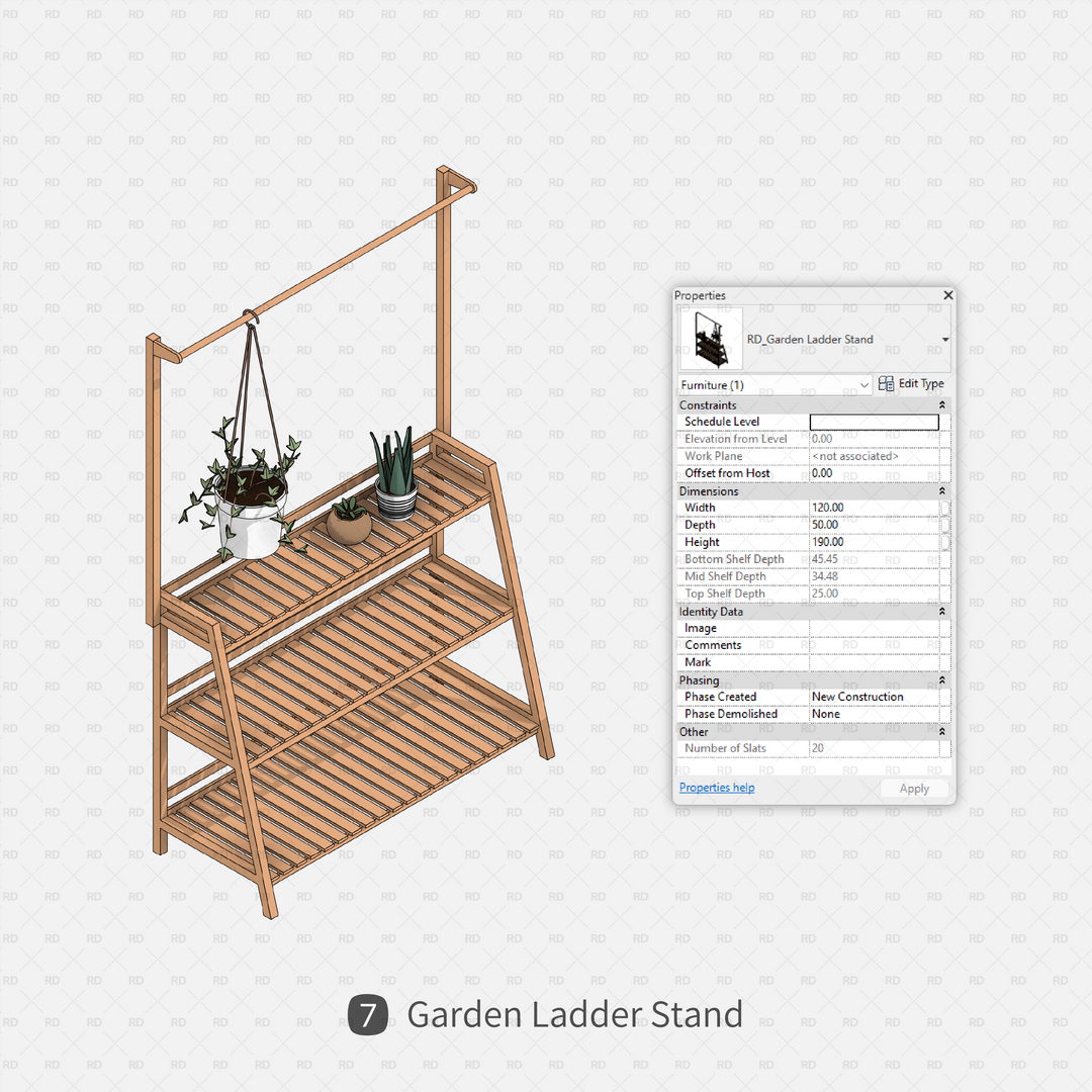 Download Gardening and Garage Tools and Revit Families | RD Studio