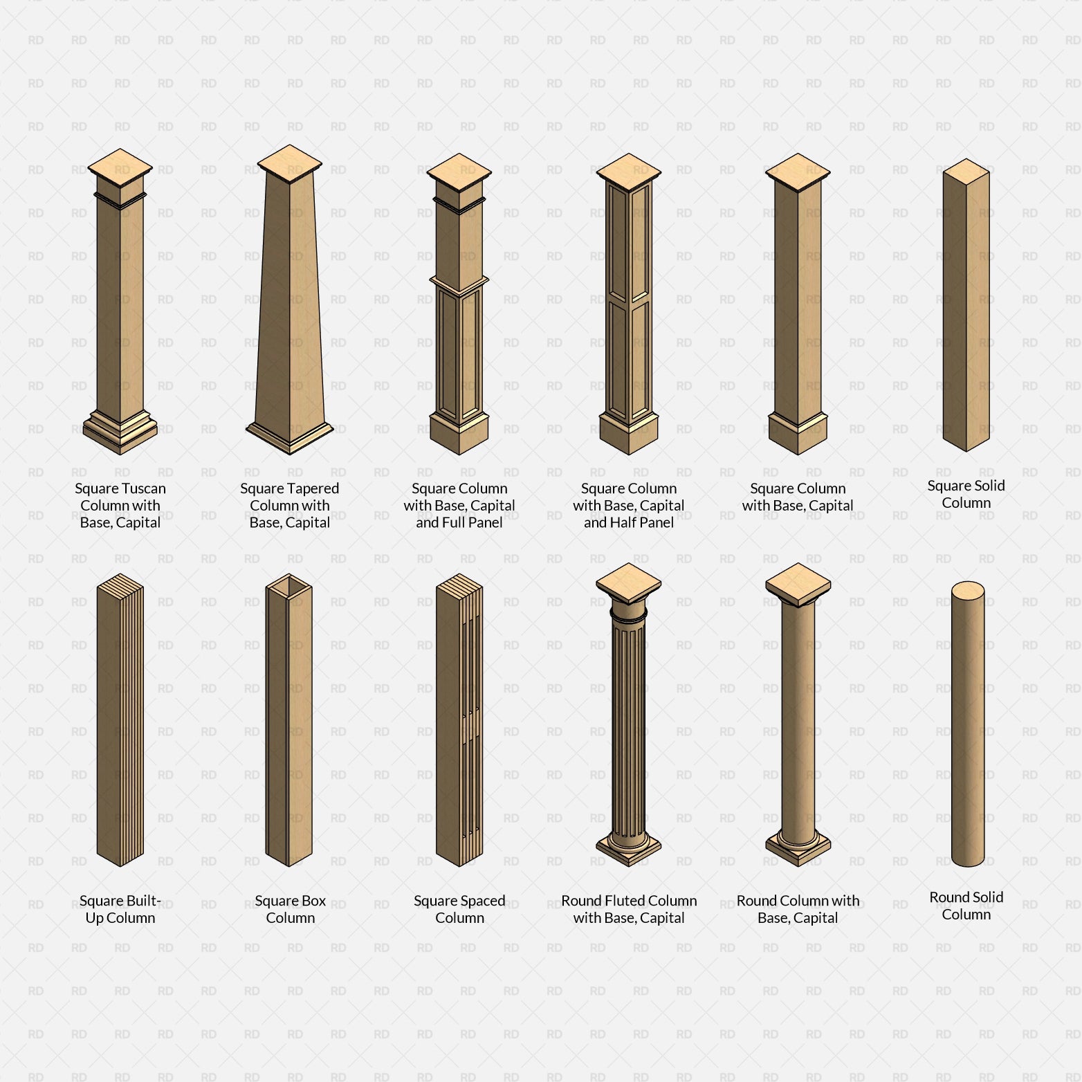Lumber Rack Revit Revit Wood Columns and Structural Connections | RD Studio