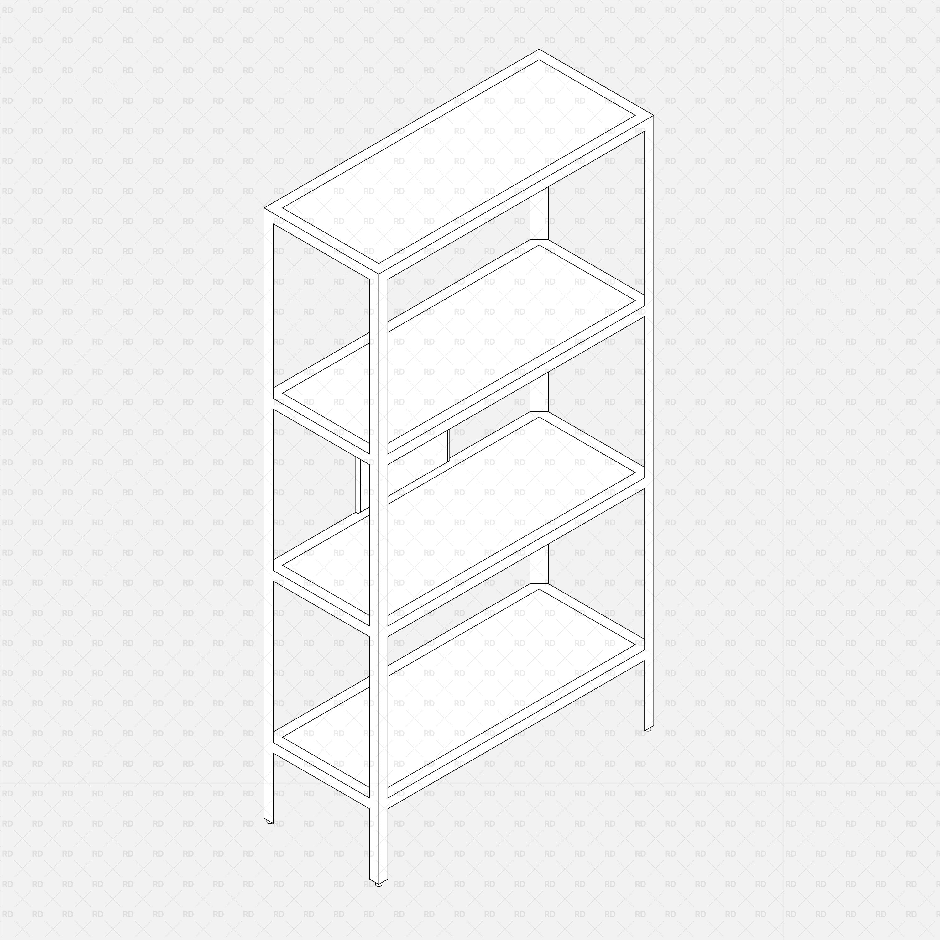 revit 3d shelving unit for free