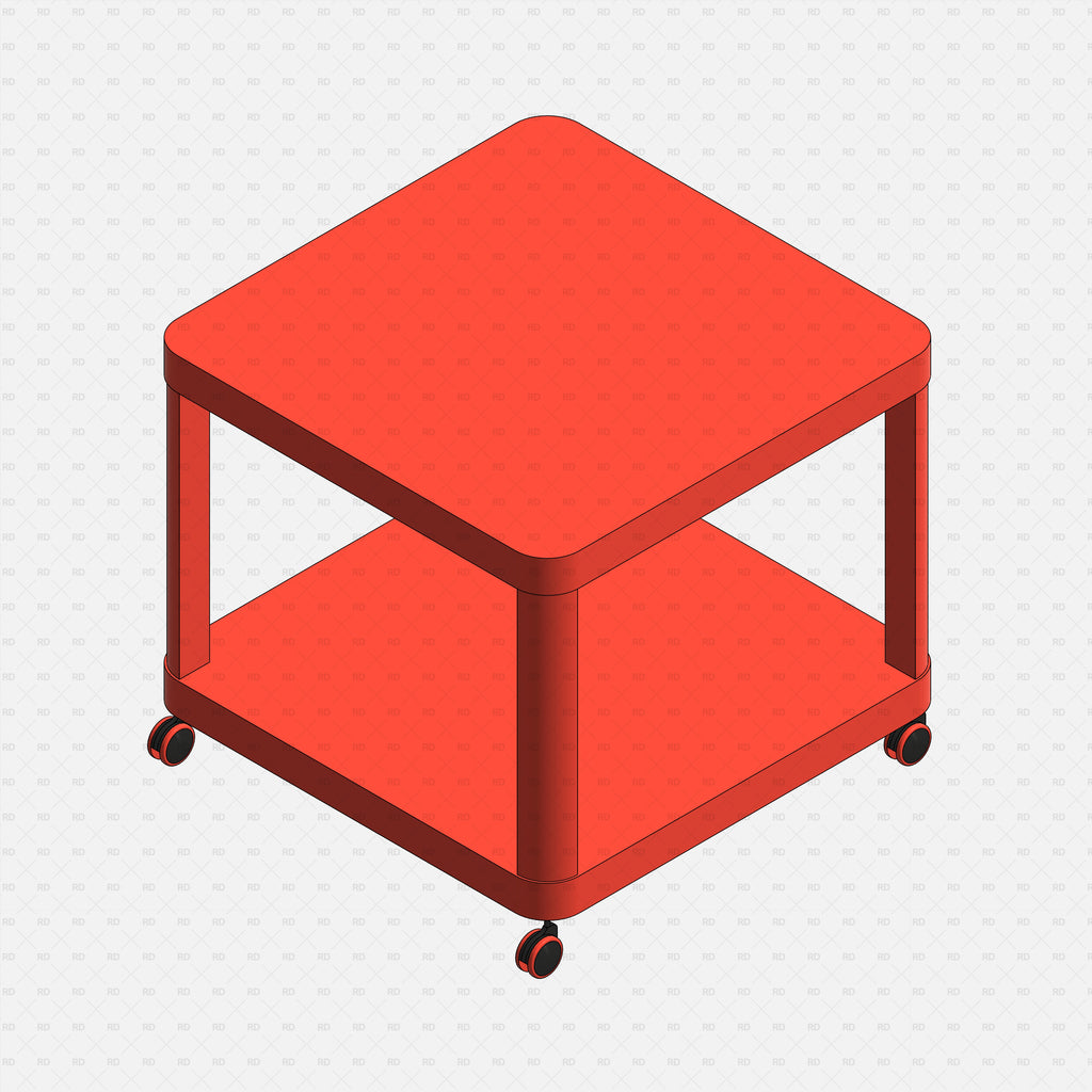 Revit IKEA TINGBY Beistelltisch auf Rollen | KOSTENLOSER Download