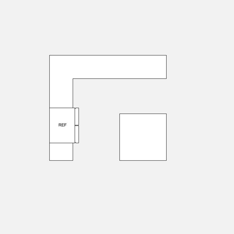 Revit 2D Residential Library RD Studio BIM blocks rfa fully parametric kitchen layout 