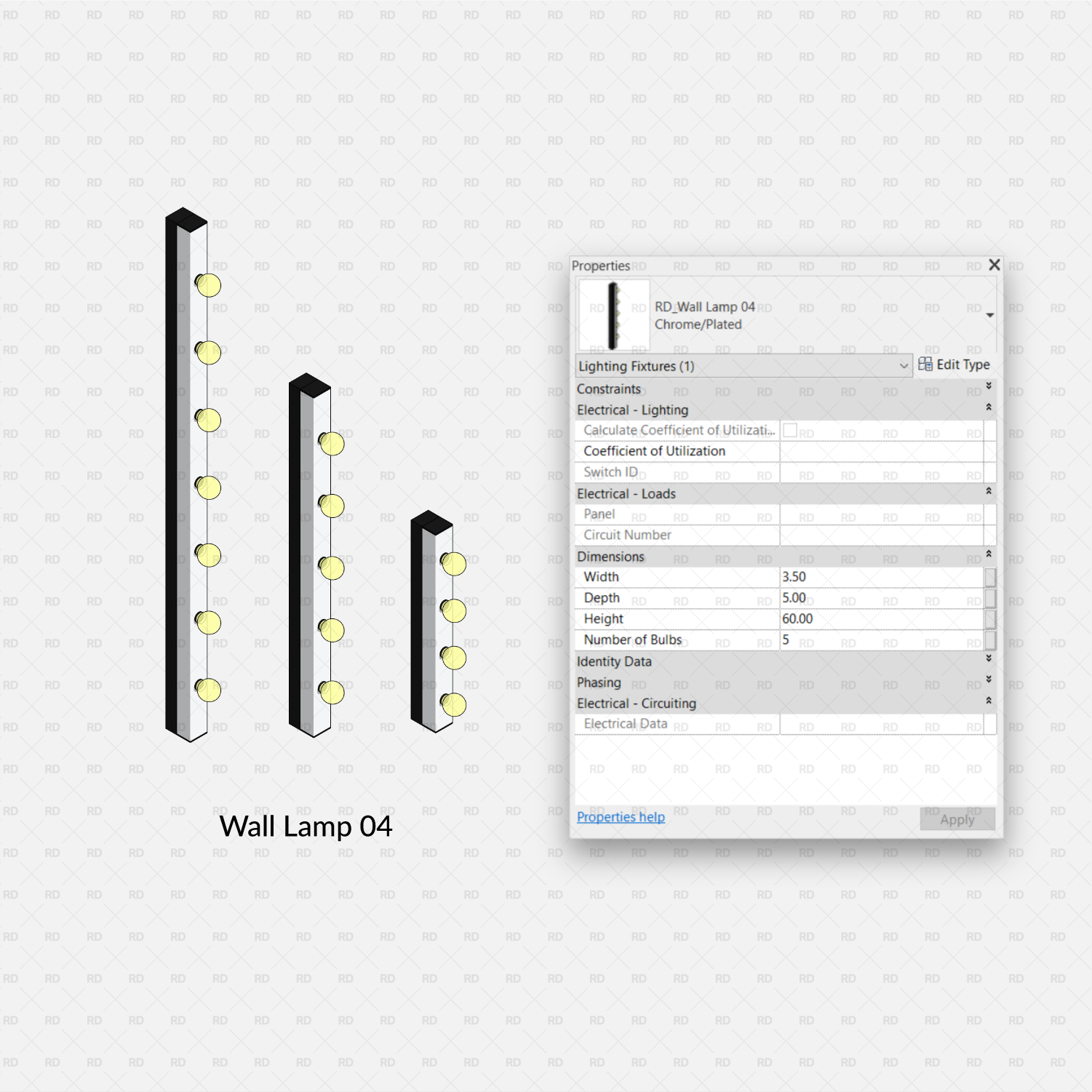 revit led strip