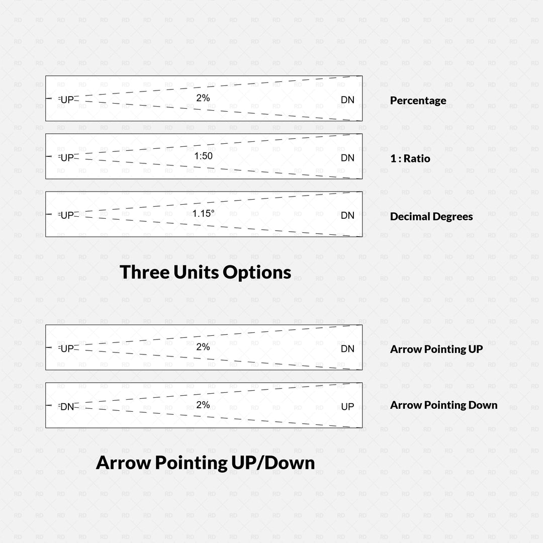 Revit Ramp Graphics Family & Slope Calculator (2D Detail Item)