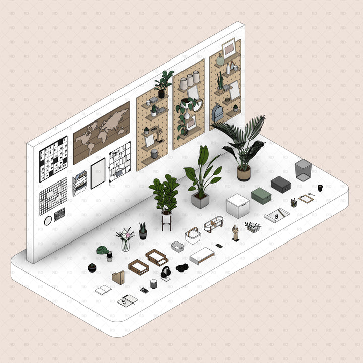 Download Professional Revit Office and Workspace Families