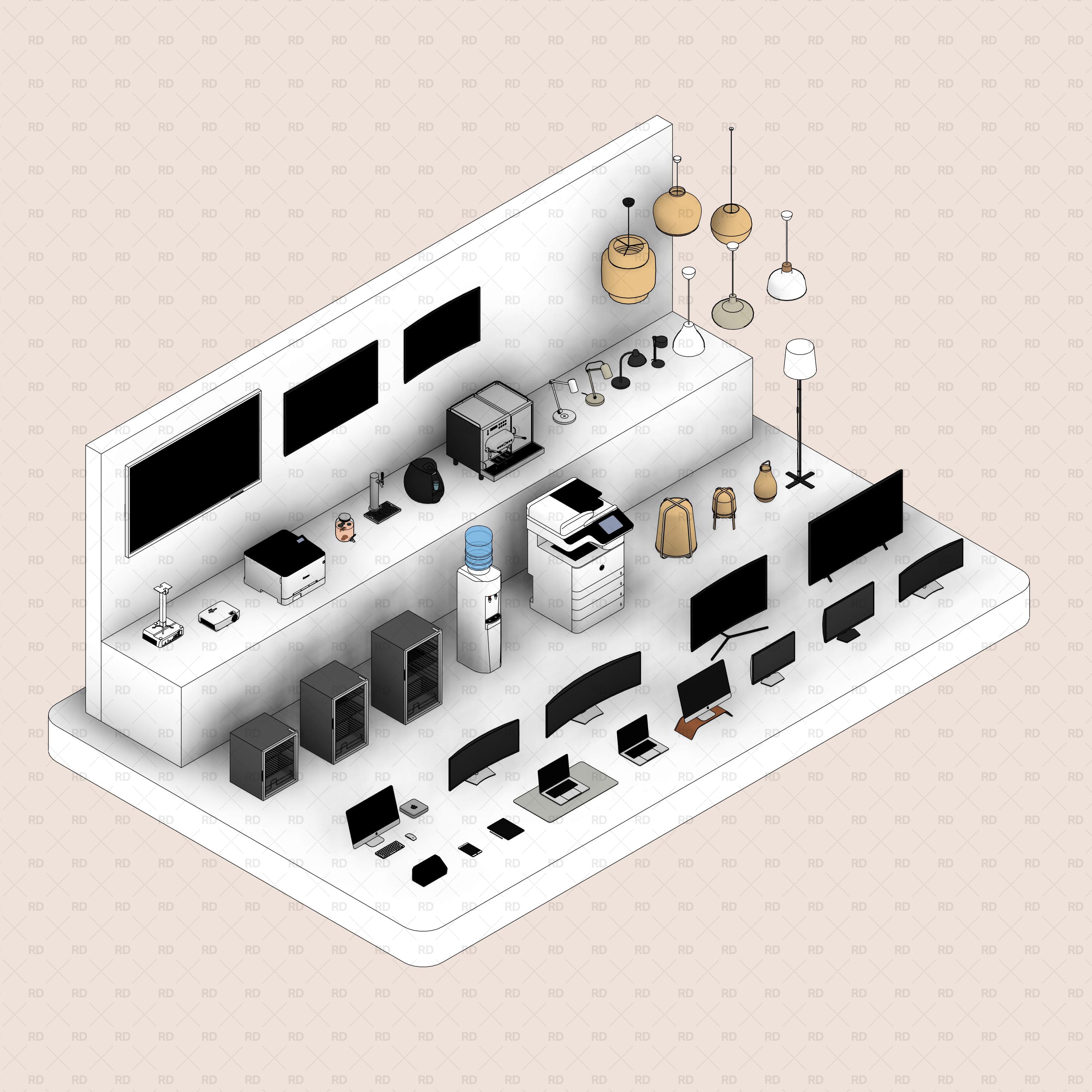 revit electrical fixtures