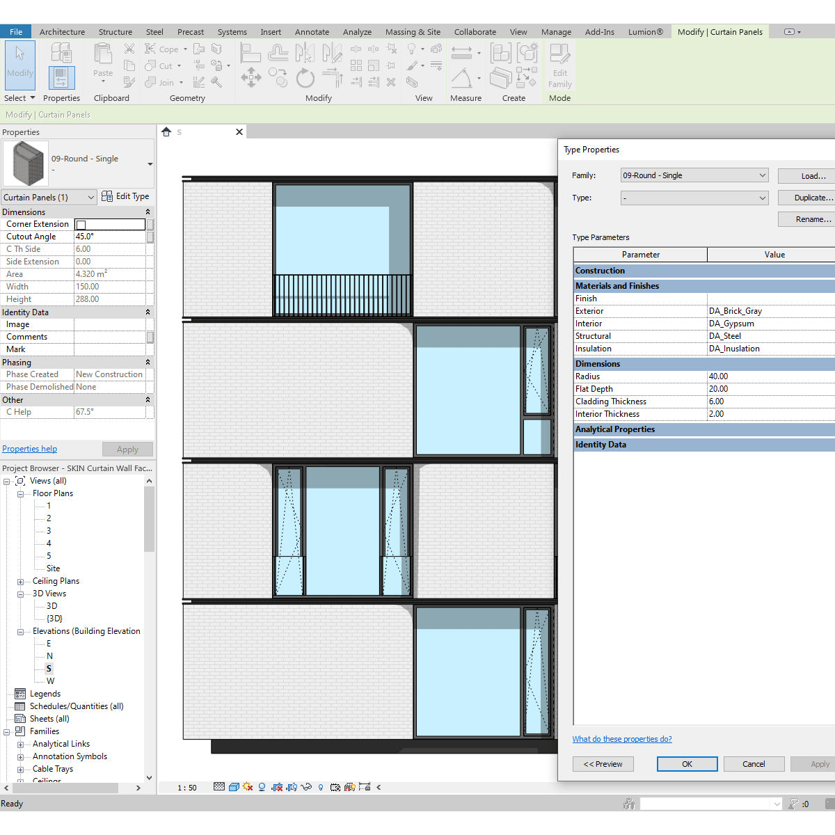 download revit curtain walls windows facade