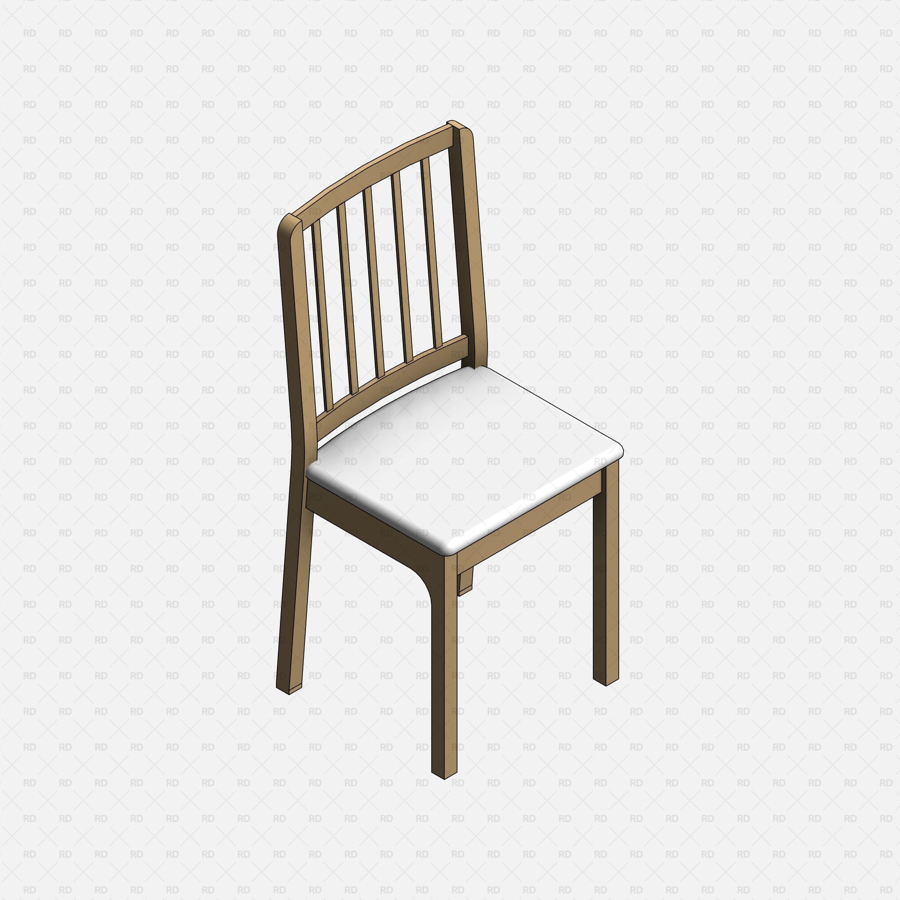 Revit Dining Chair 01 - RD Studio