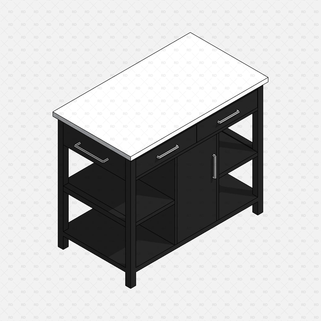 Free Revit Kitchen Island Family