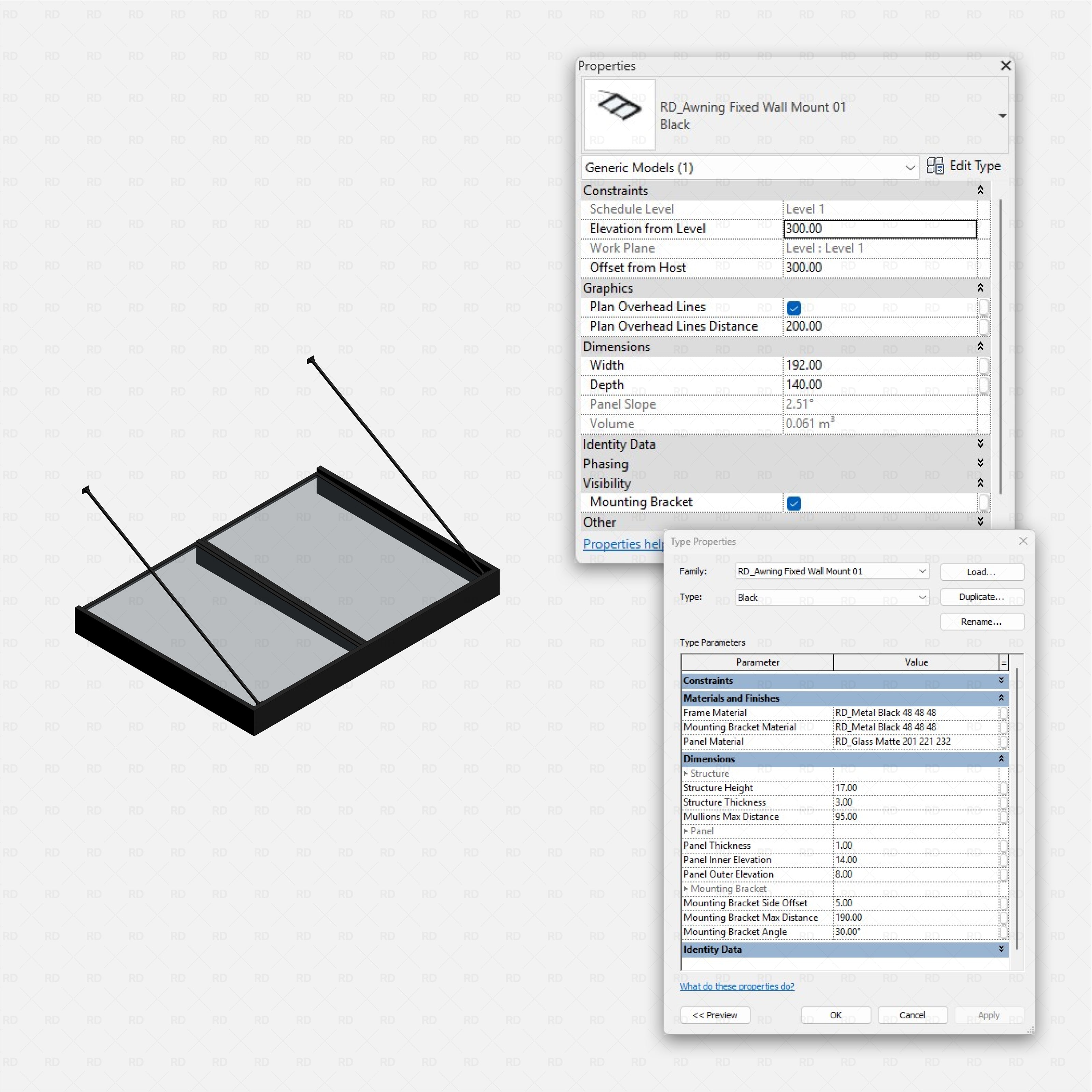 Revit Awnings 02