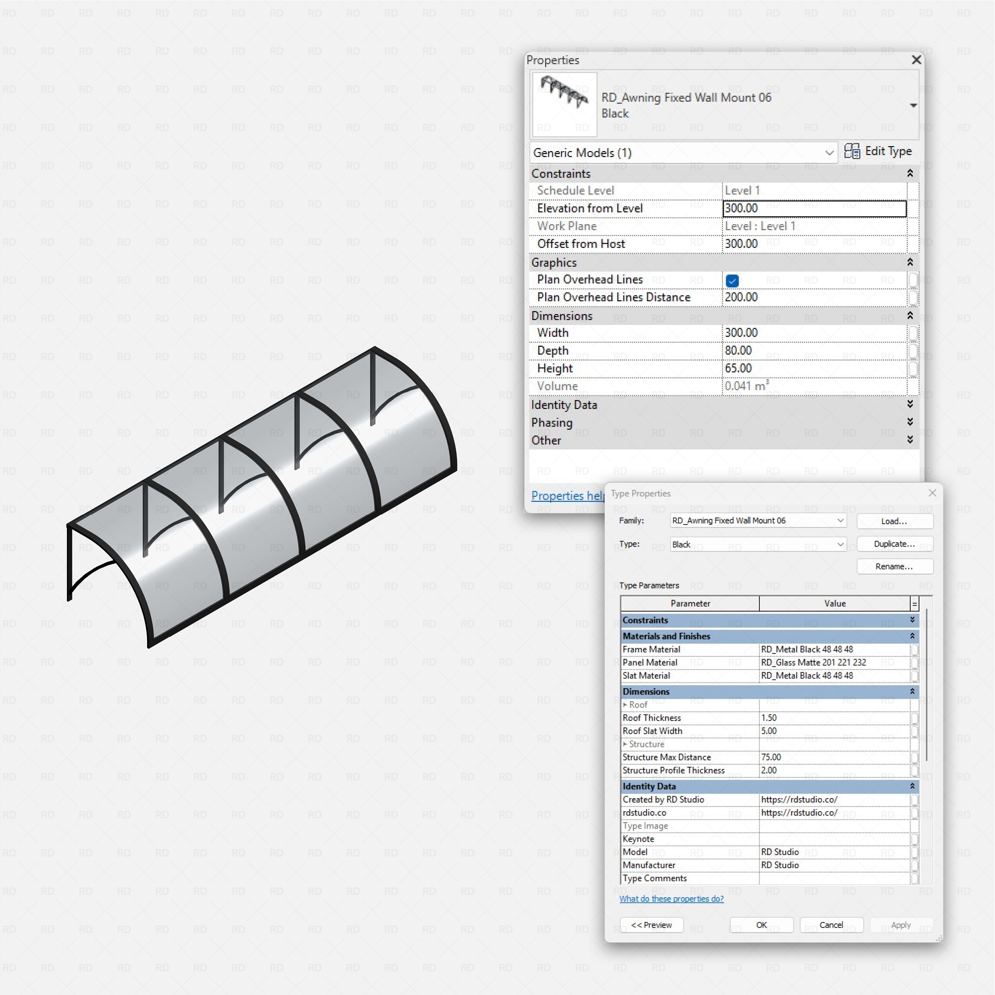 Revit Awnings 02