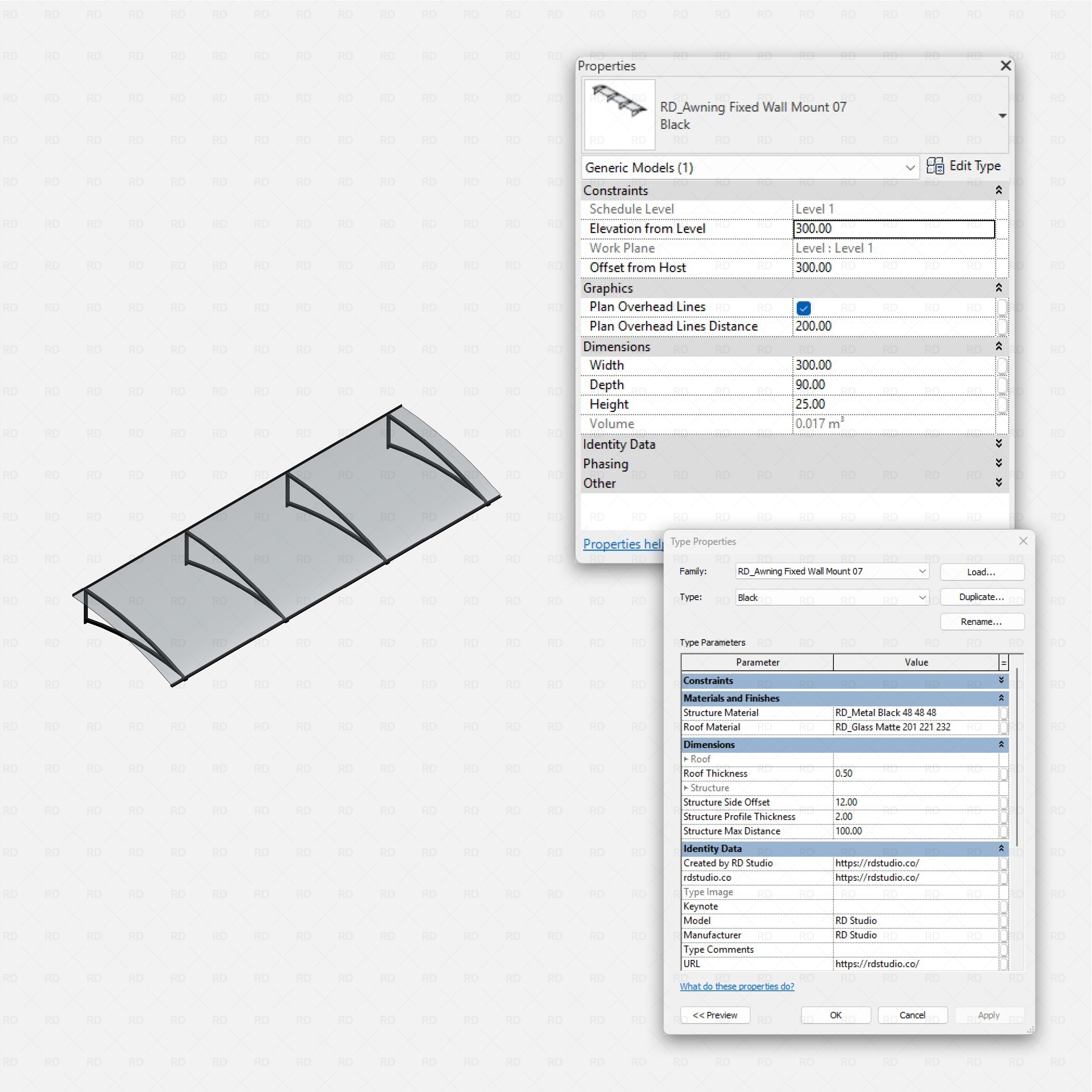 Revit Awnings 02