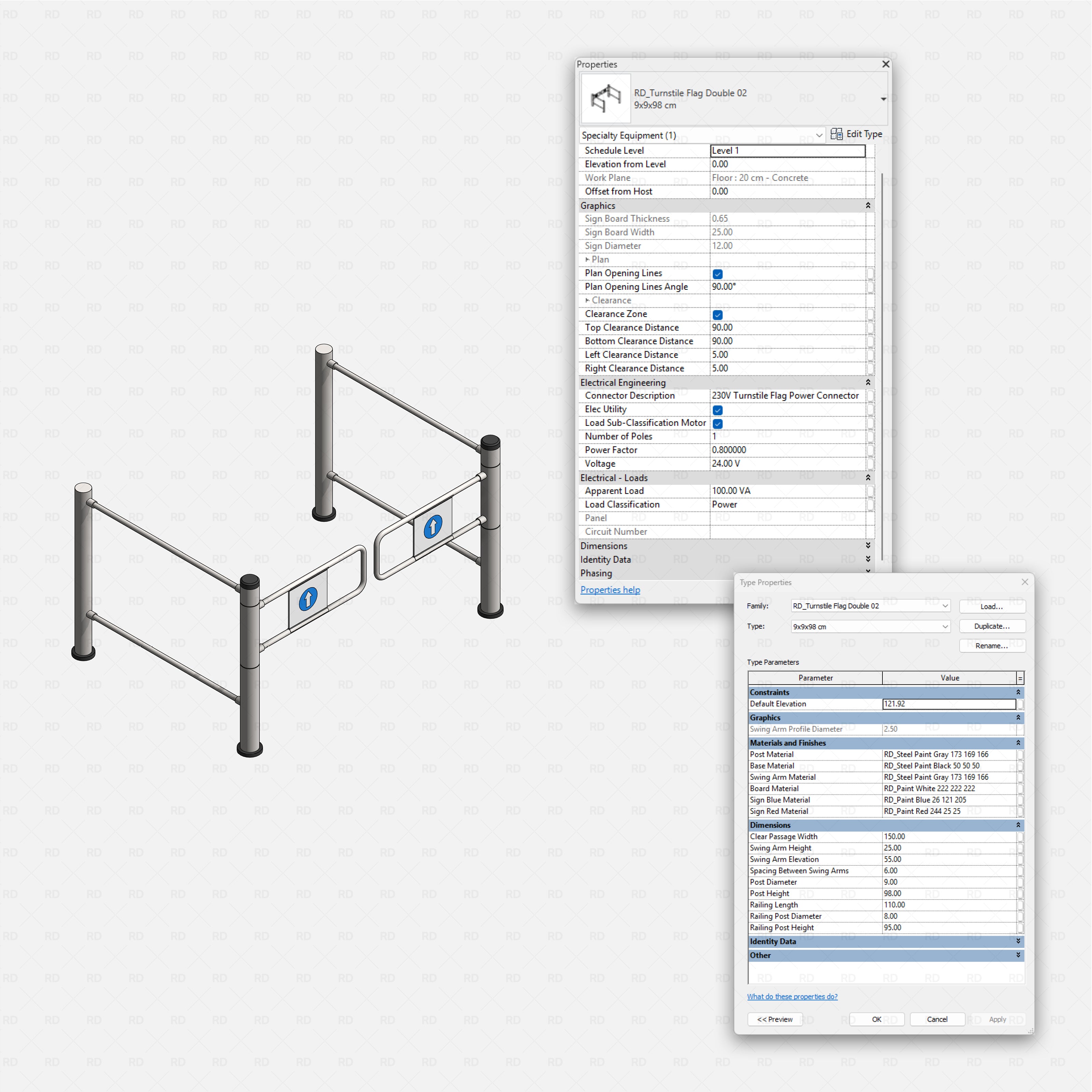 Revit Loading Sign Download Revit Gym Equipment (30 Revit Fitness Families)
