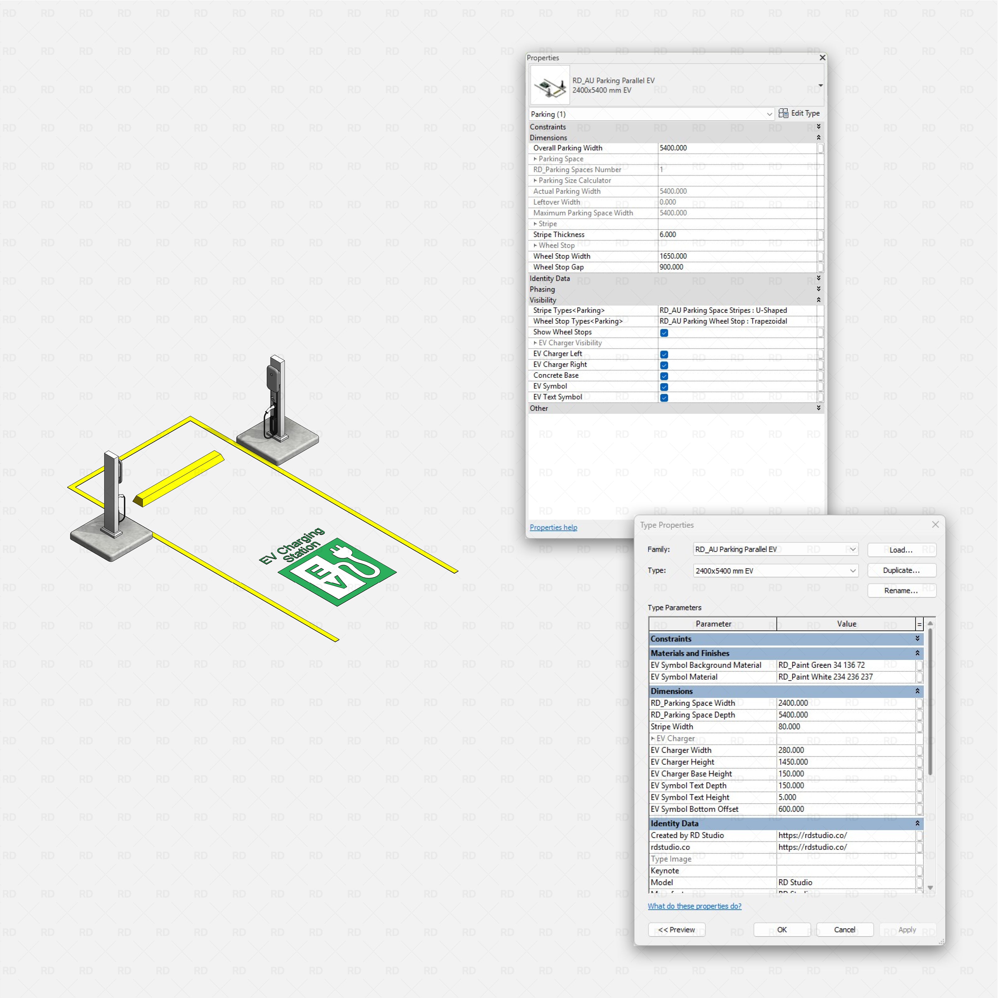 Revit Ultimate Parking Spaces Pack - Australian Standard RD Studio BIM blocks rfa 
