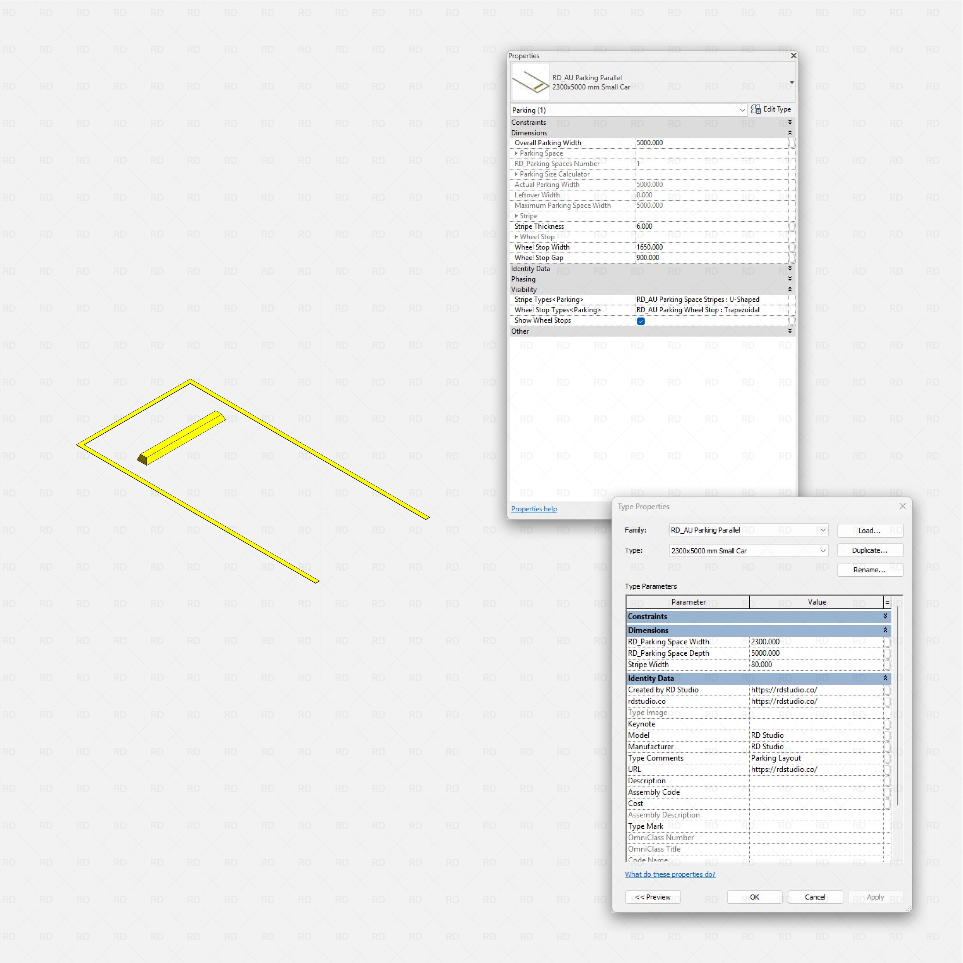Revit Ultimate Parking Spaces Pack - Australian Standard RD Studio BIM blocks rfa 
