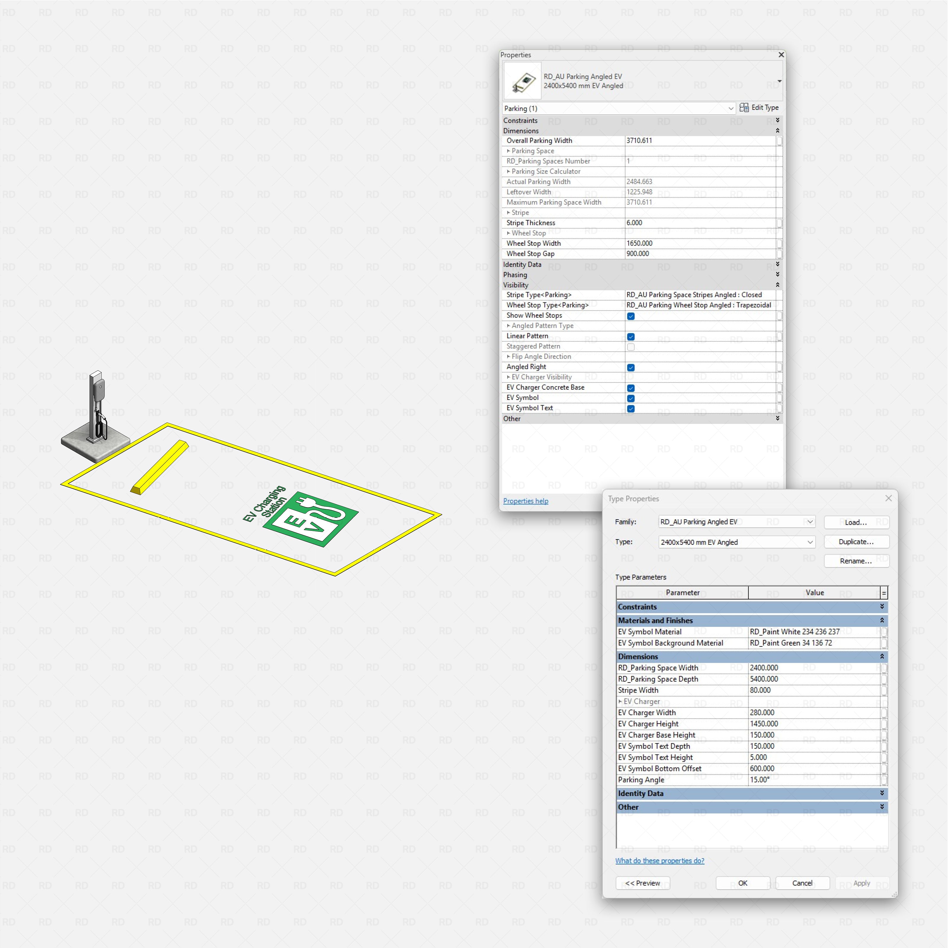 Revit Ultimate Parking Spaces Pack - Australian Standard RD Studio BIM blocks rfa 