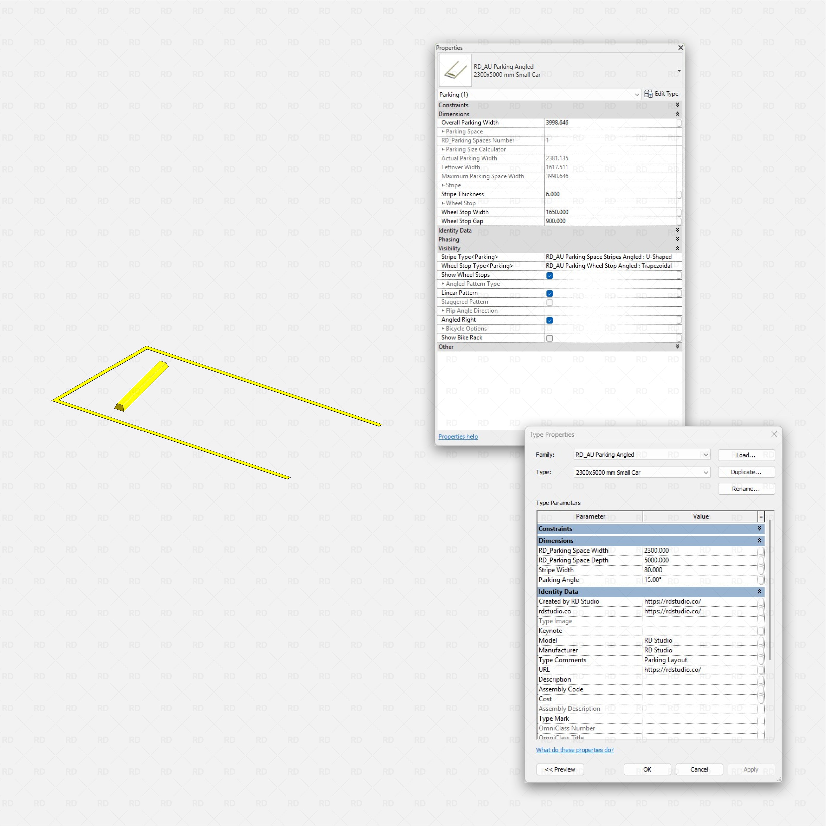 Revit Ultimate Parking Spaces Pack - Australian Standard RD Studio BIM blocks rfa 