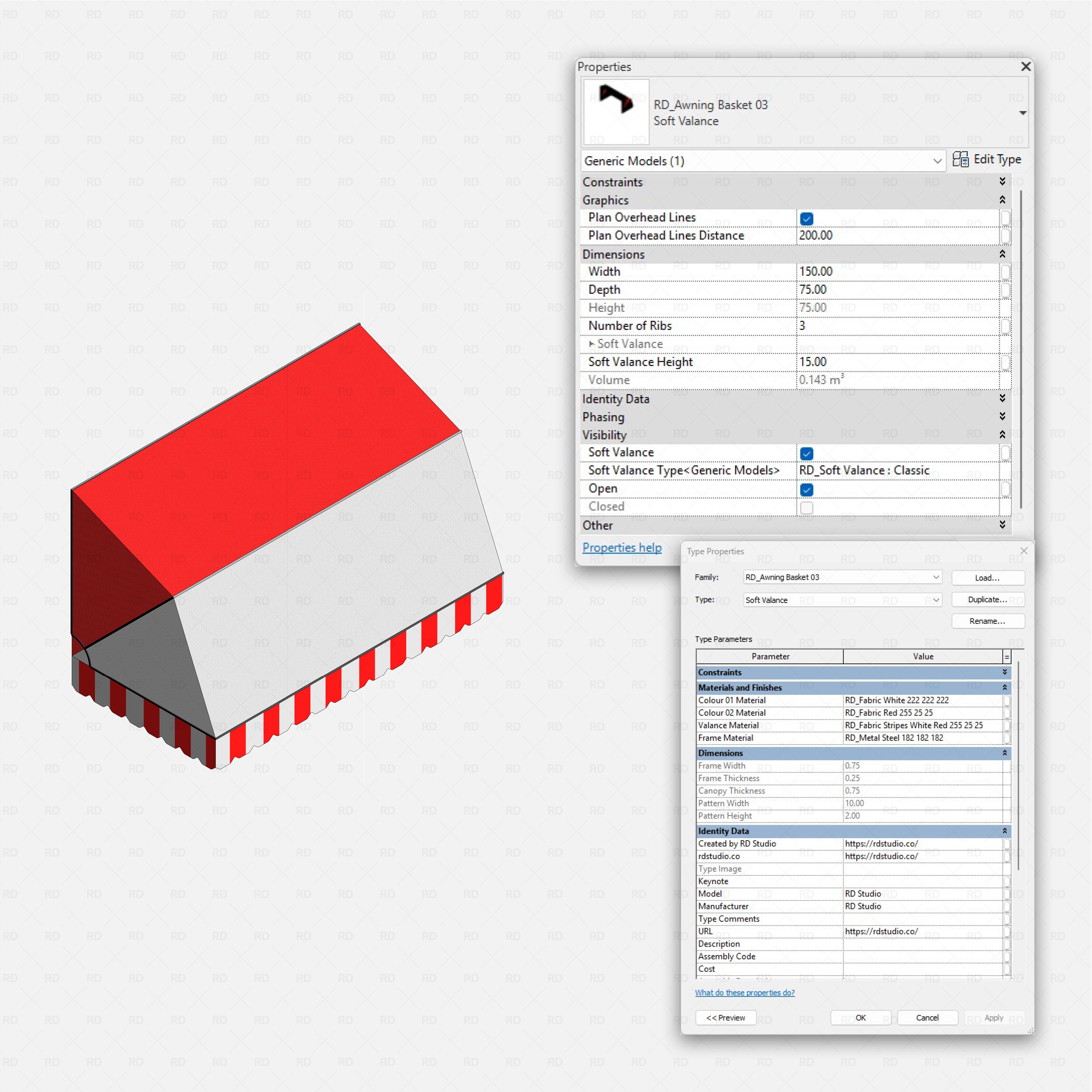 Revit Awnings 01
