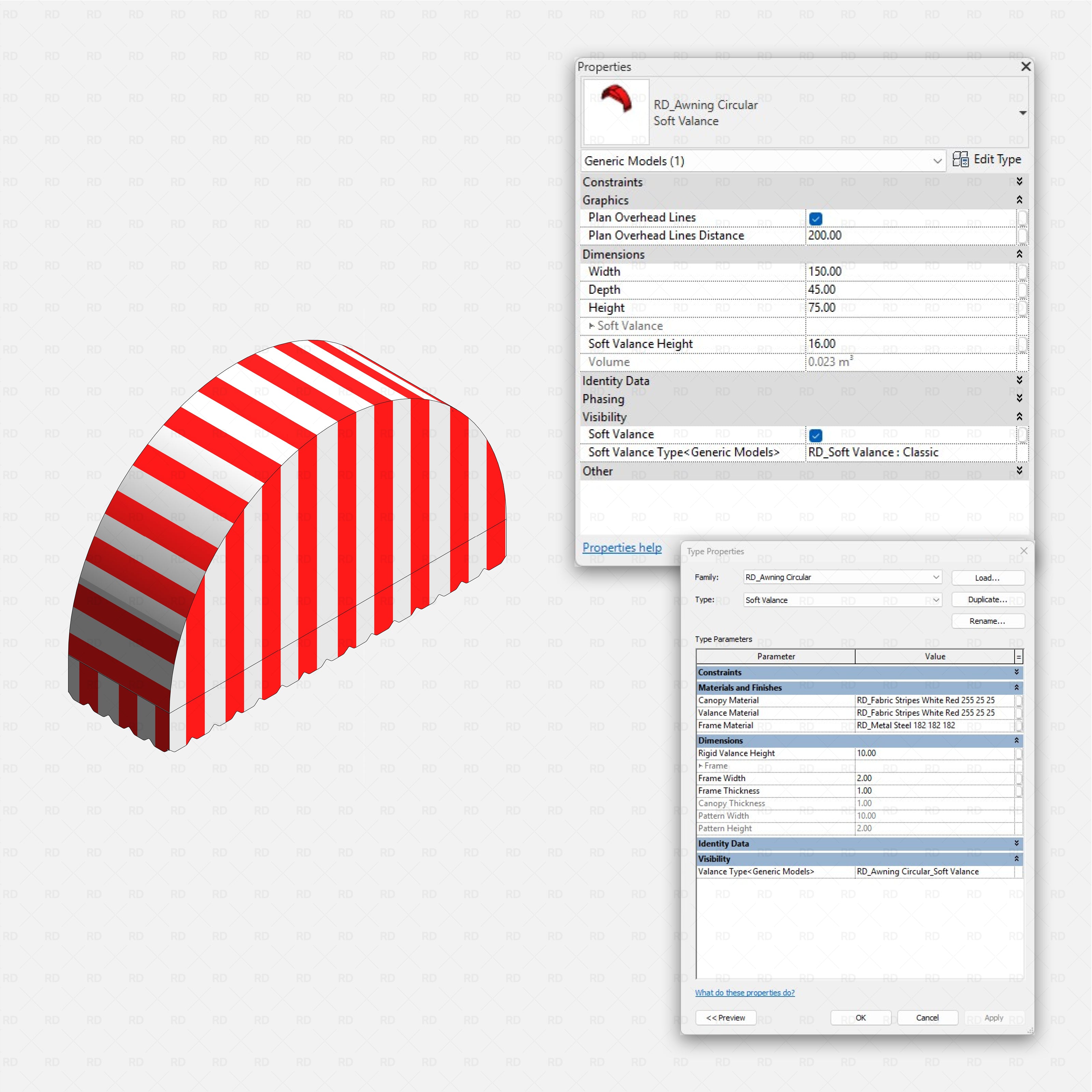 Revit Awnings 01