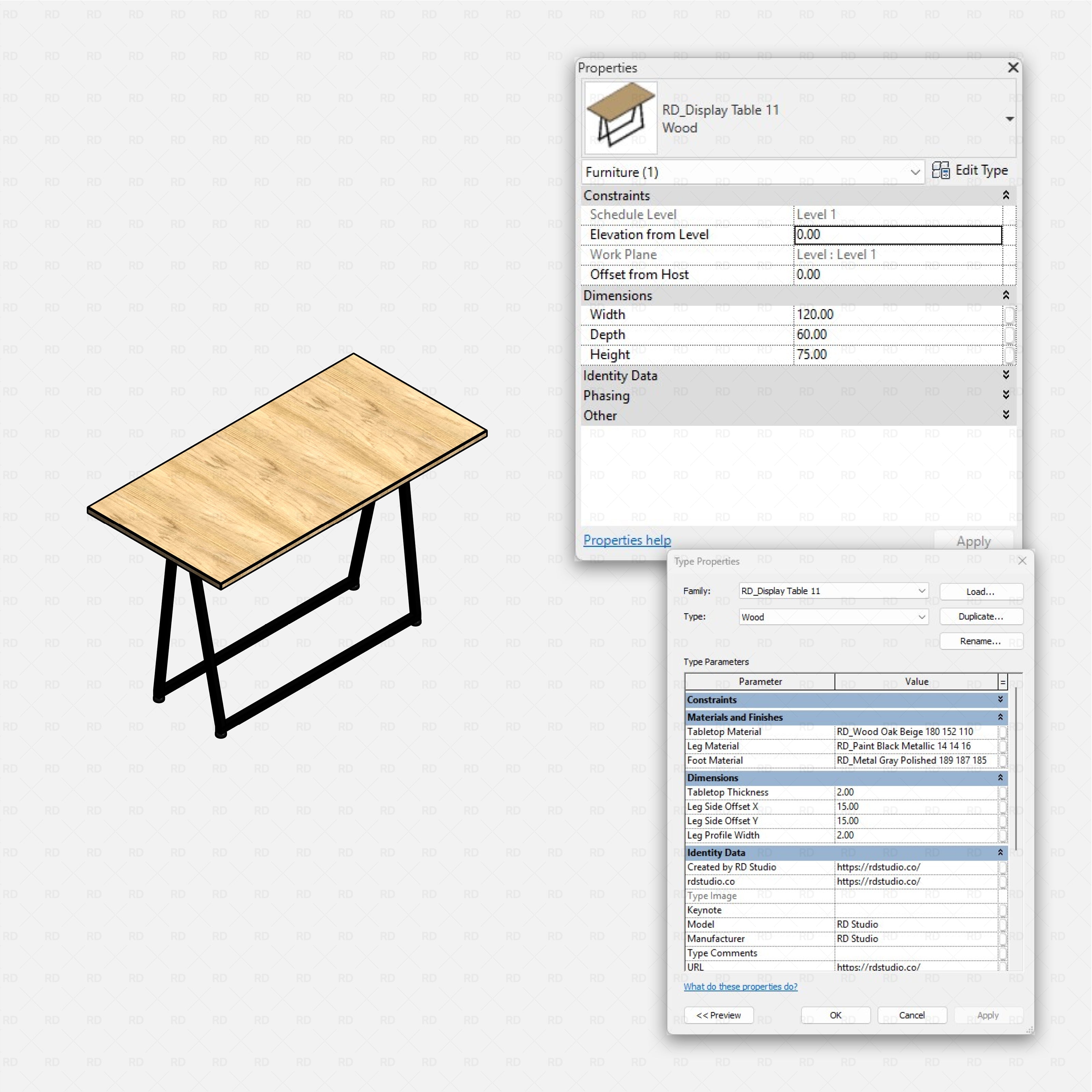 Revit Retail Clothing Racks